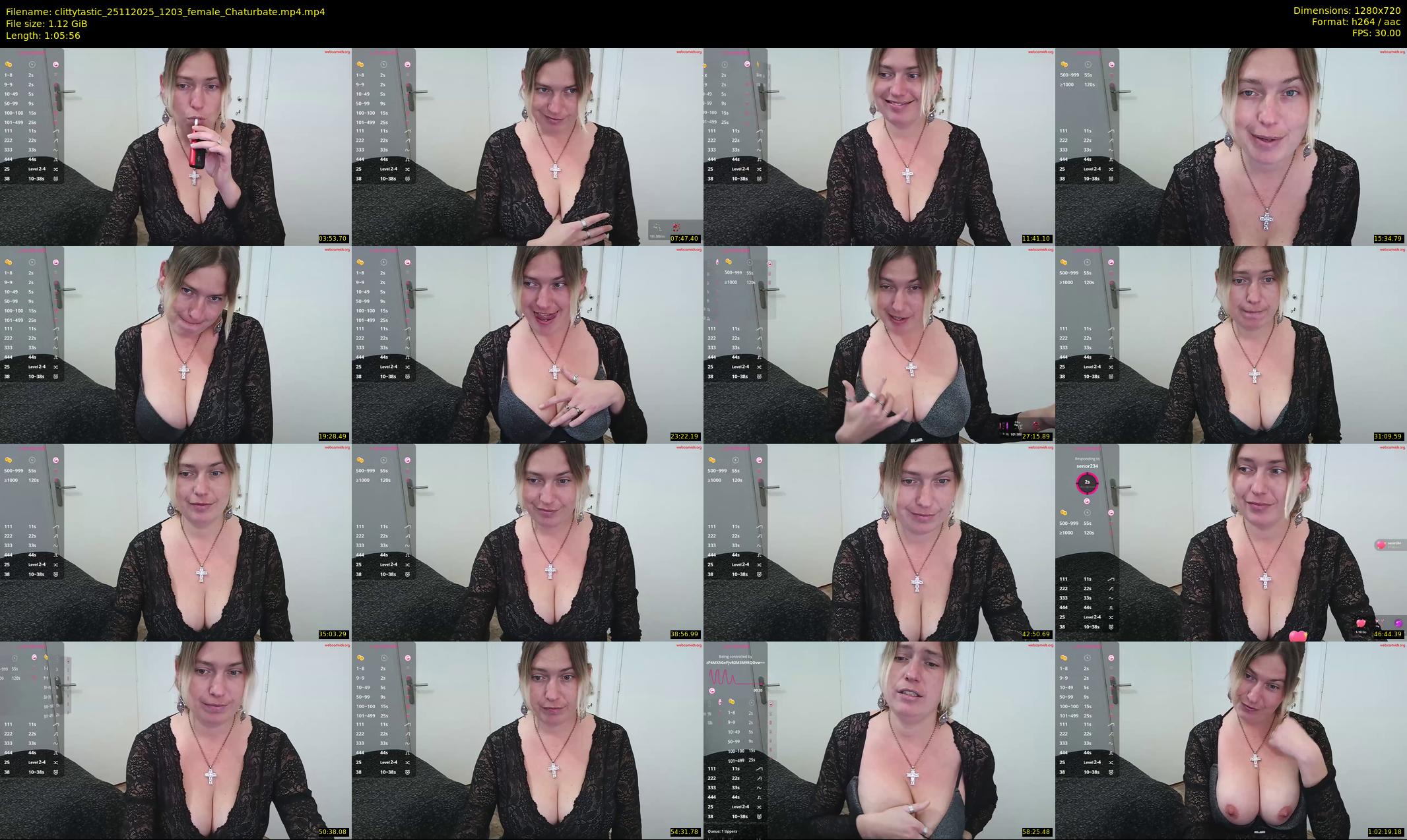 clittytastic — 66 minute Chaturbate female cam show recording, 720p, Nov 25, 2025