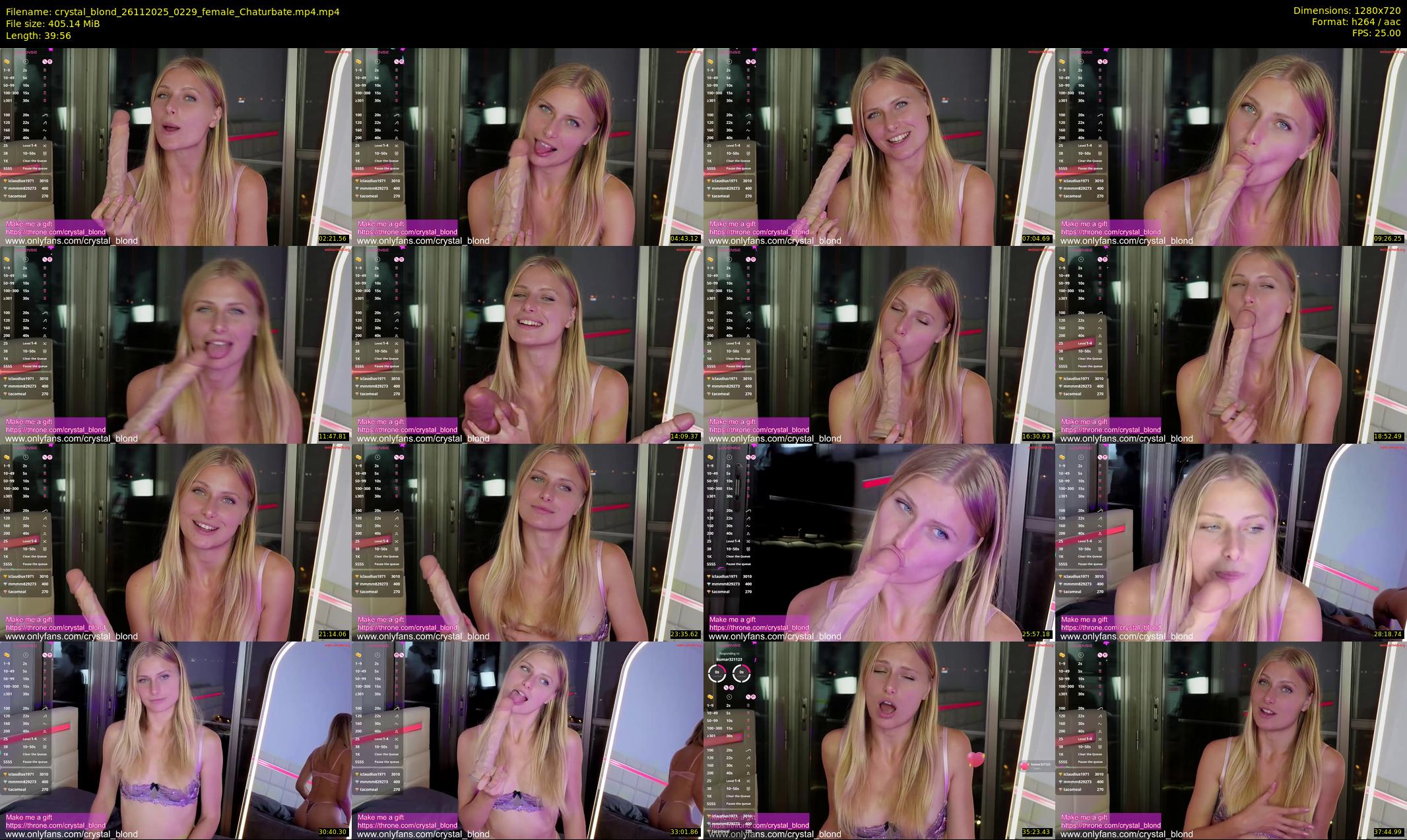 crystal_blond — 40 minute Chaturbate female cam show recording, 720p, Nov 26, 2025