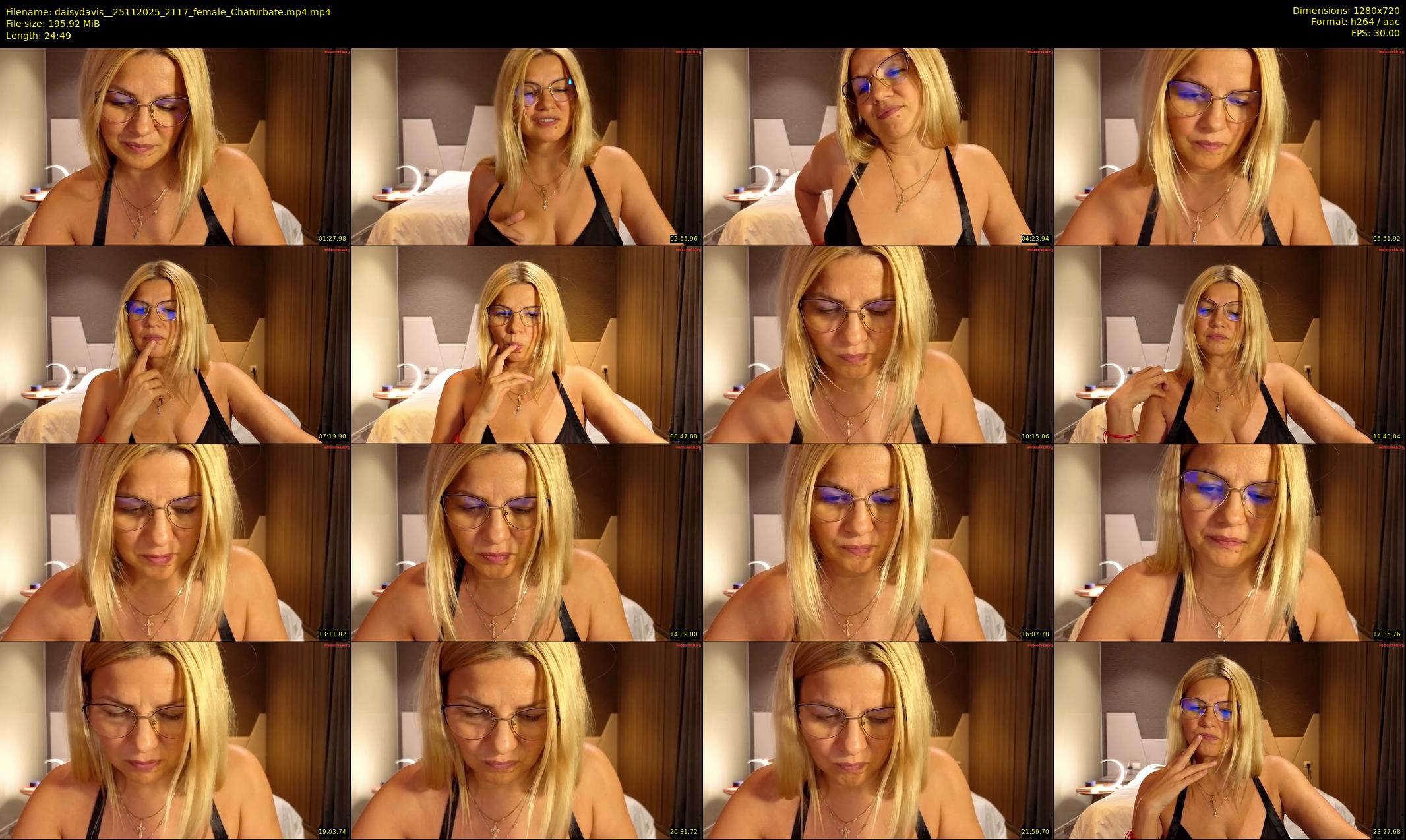 daisydavis_ — 25 minute Chaturbate female cam show recording, 720p, Nov 25, 2025