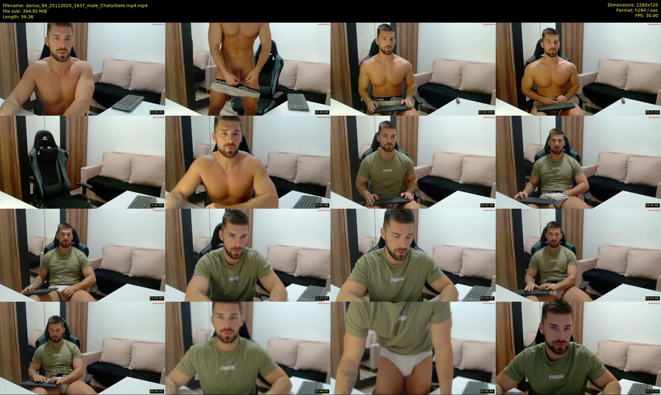darius_94 — 40 minute Chaturbate male cam show recording, 720p, Nov 25, 2025