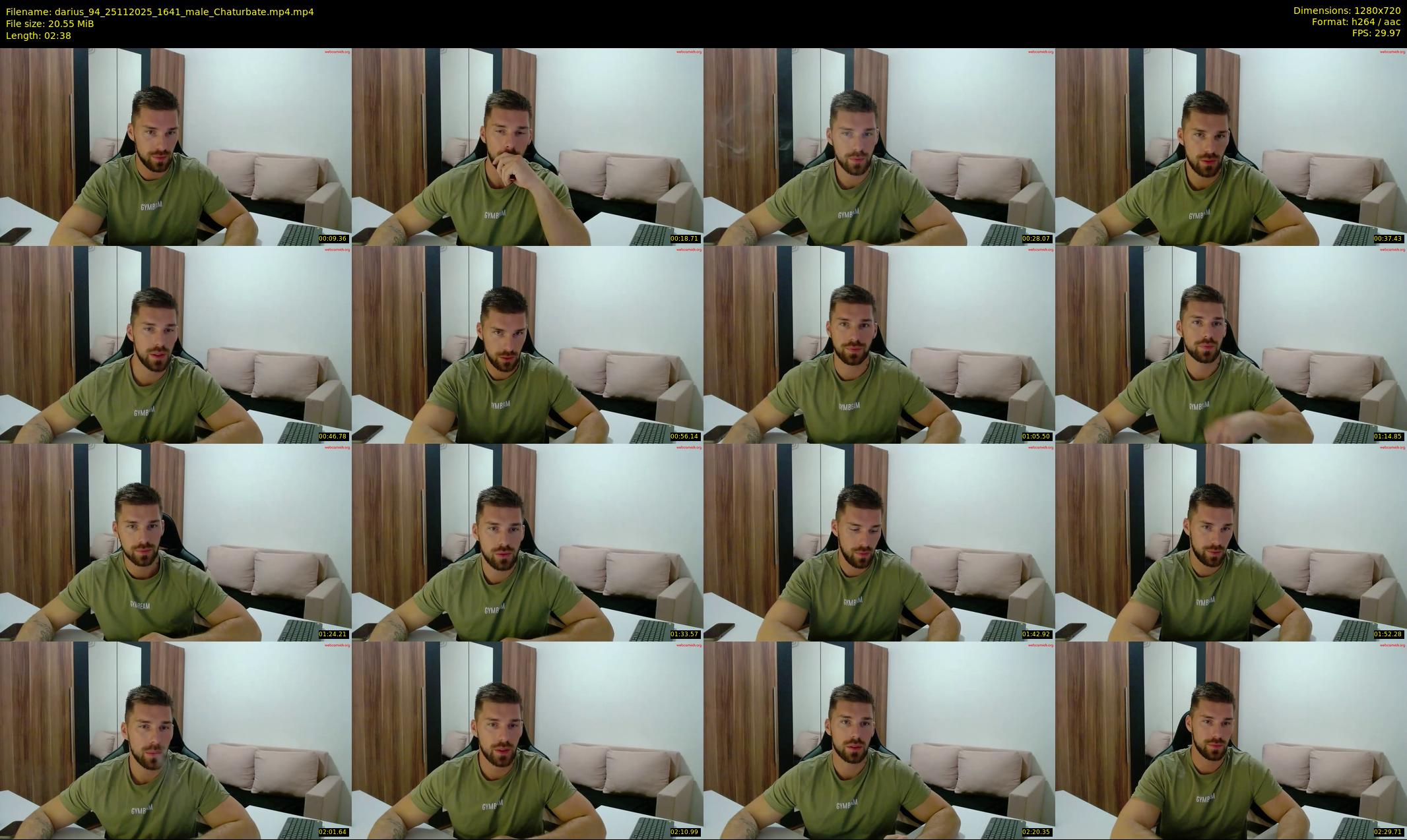 darius_94 — 3 minute Chaturbate male cam show recording, 720p, Nov 25, 2025