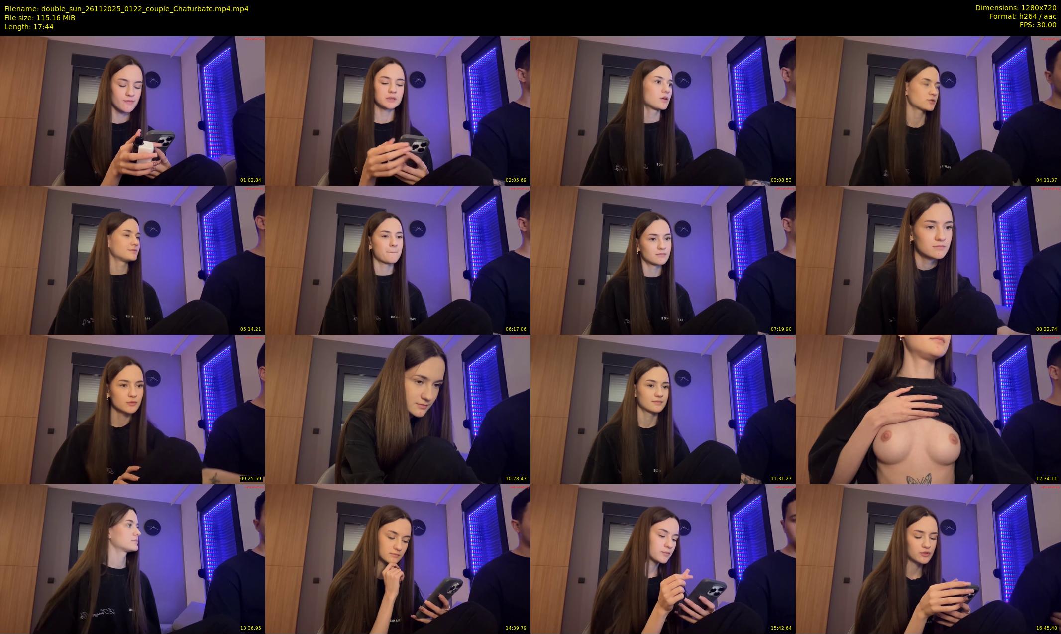double_sun — 18 minute Chaturbate couple cam show recording, 720p, Nov 26, 2025