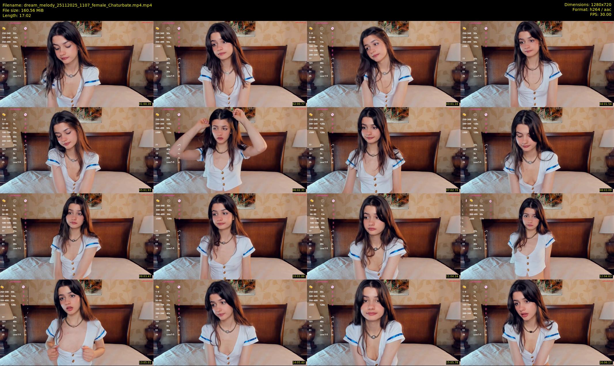 dream_melody — 18 minute Chaturbate female cam show recording, 720p, Nov 25, 2025