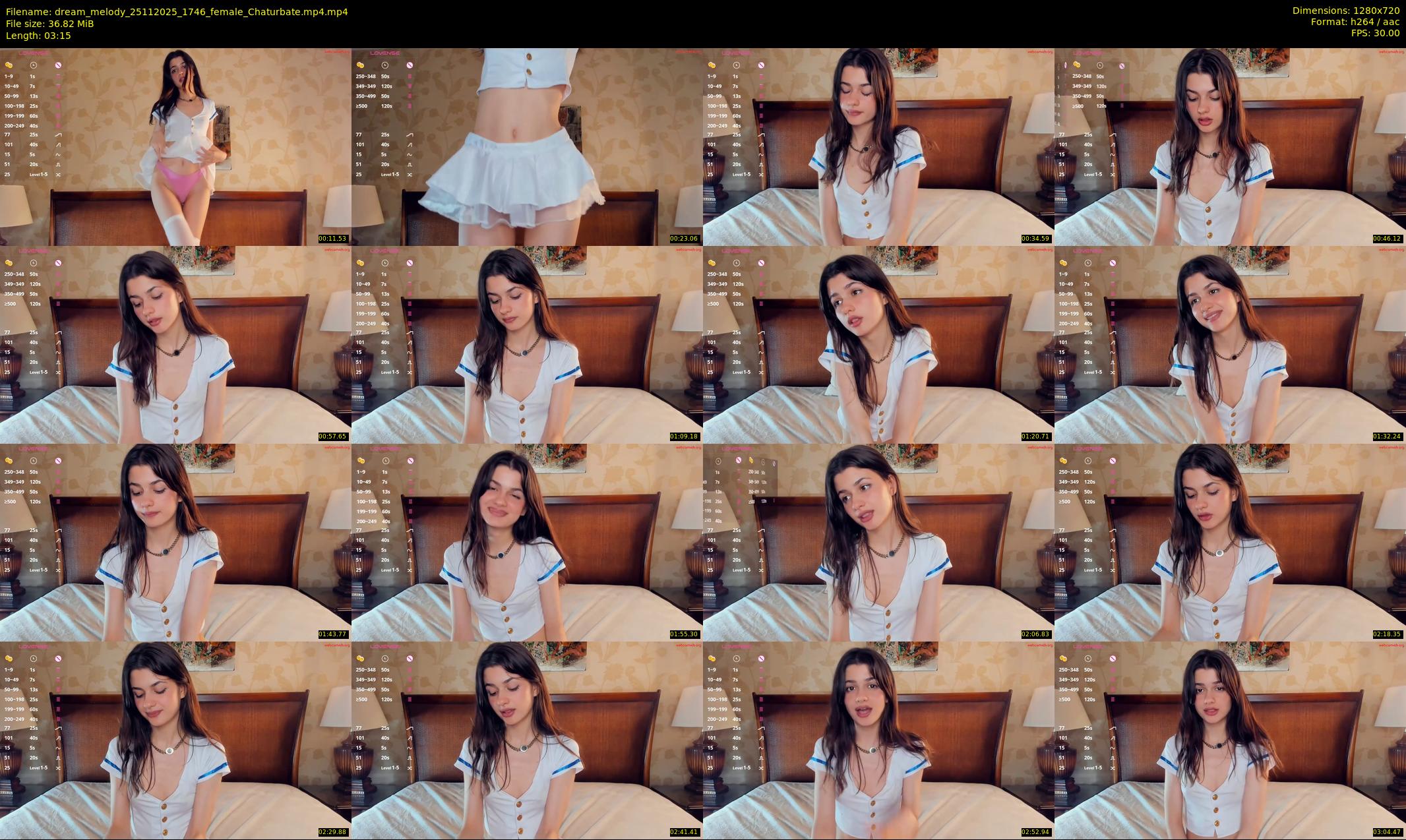 dream_melody — 4 minute Chaturbate female cam show recording, 720p, Nov 25, 2025