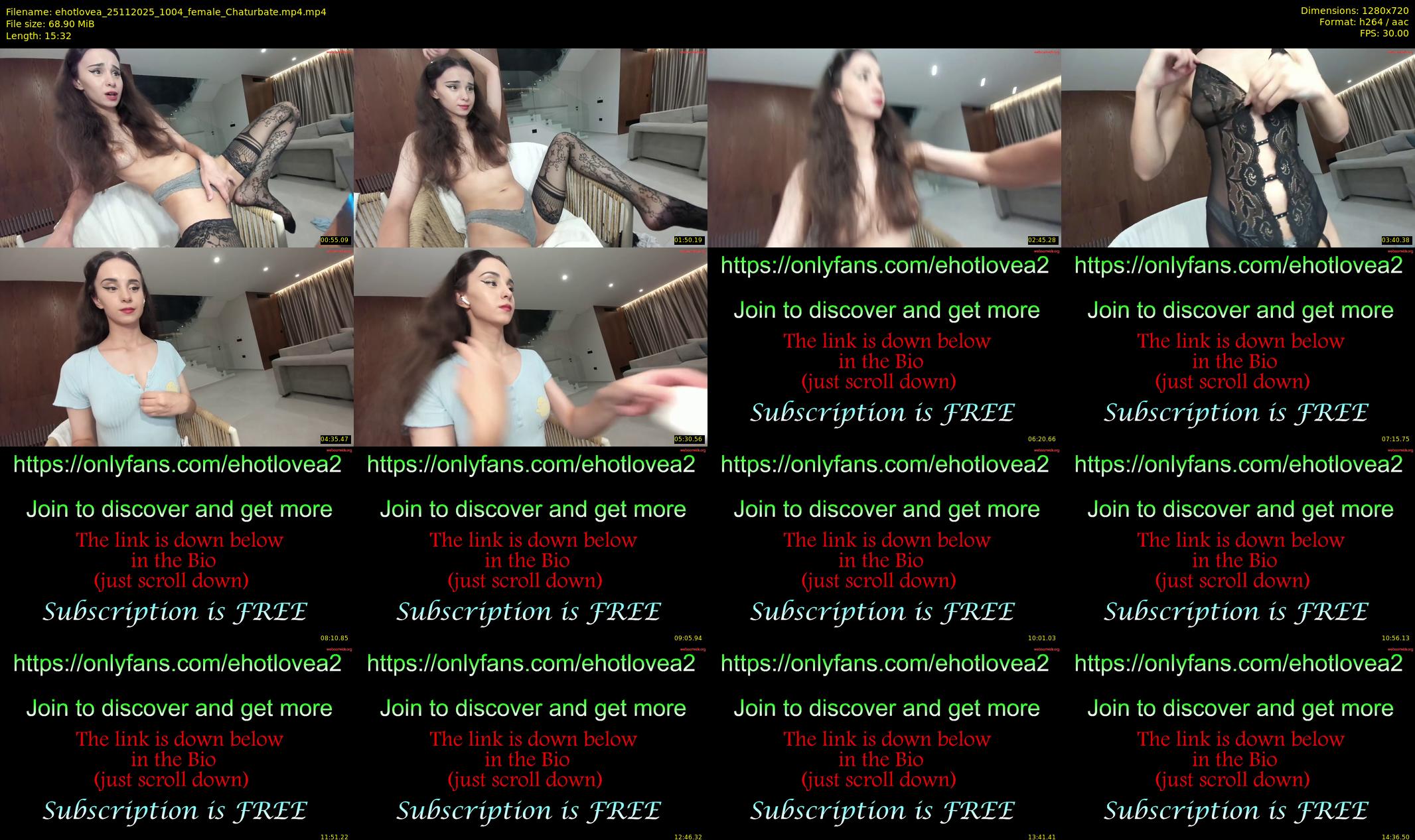 ehotlovea — 16 minute Chaturbate female cam show recording, 720p, Nov 25, 2025