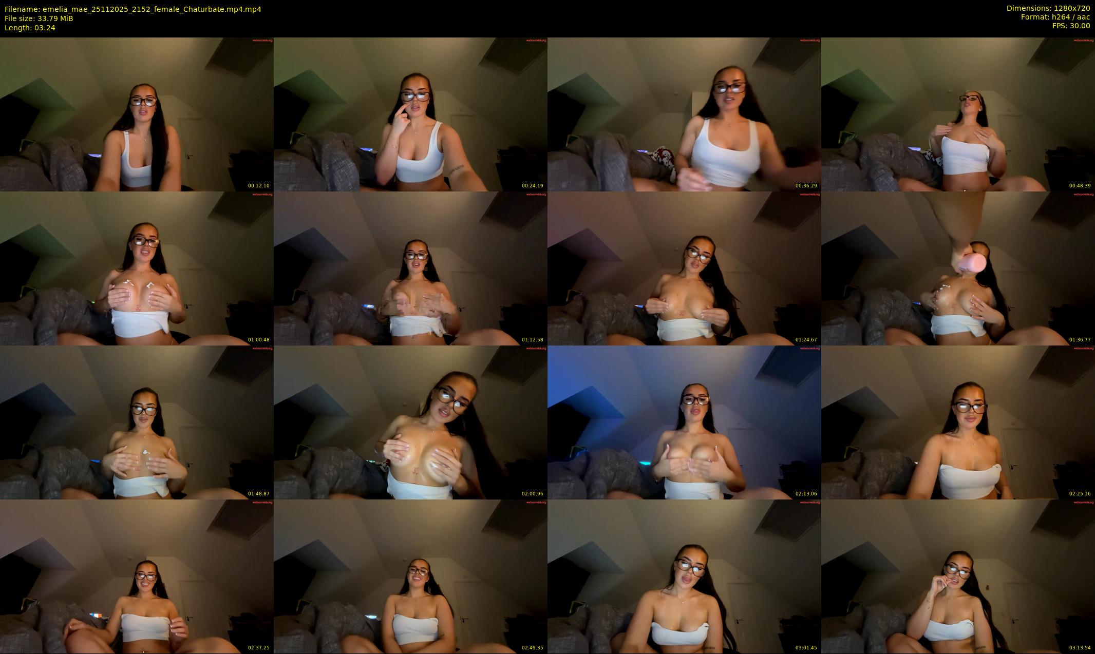 emelia_mae — 4 minute Chaturbate female cam show recording, 720p, Nov 25, 2025
