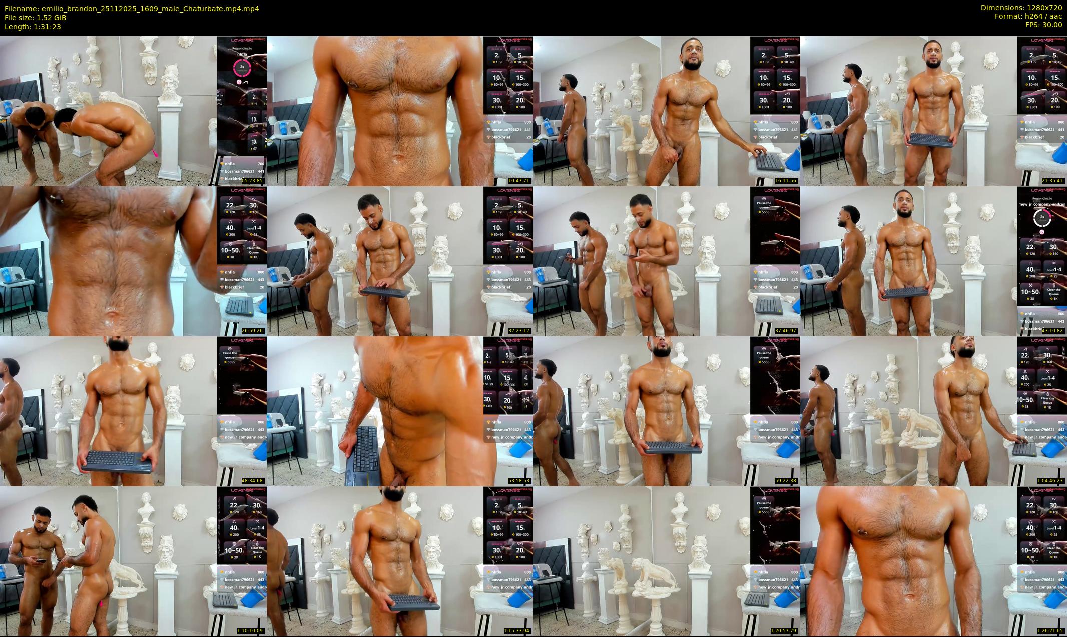 emilio_brandon — 92 minute Chaturbate male cam show recording, 720p, Nov 25, 2025