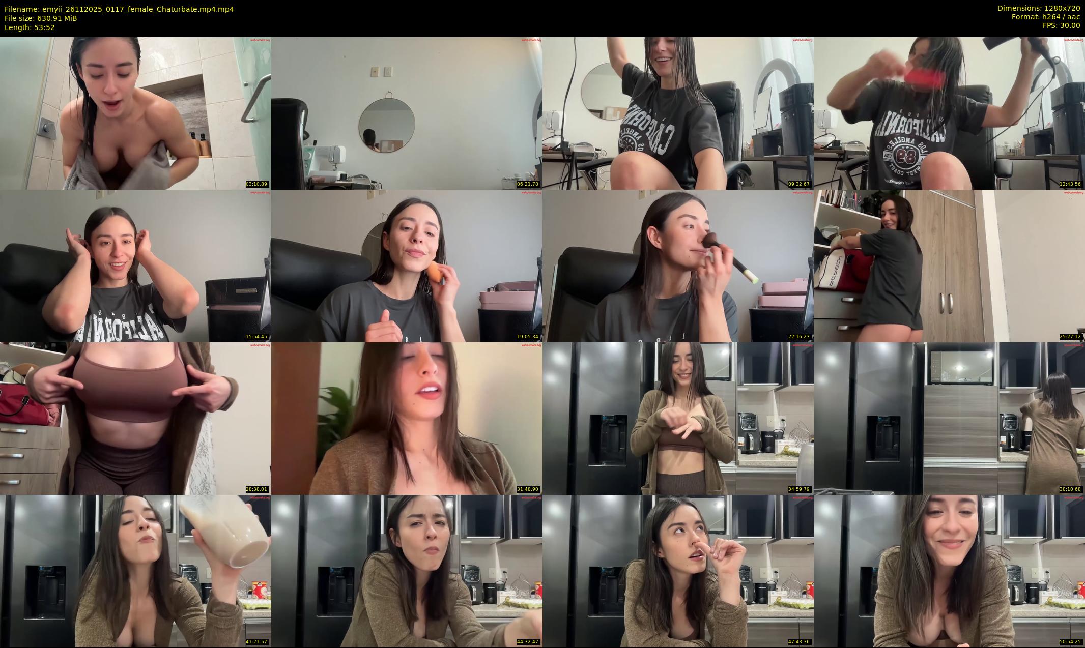 emyii — 54 minute Chaturbate female cam show recording, 720p, Nov 26, 2025
