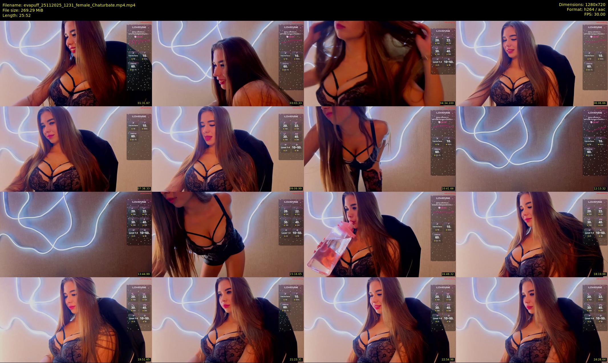 evapuff — 26 minute Chaturbate female cam show recording, 720p, Nov 25, 2025