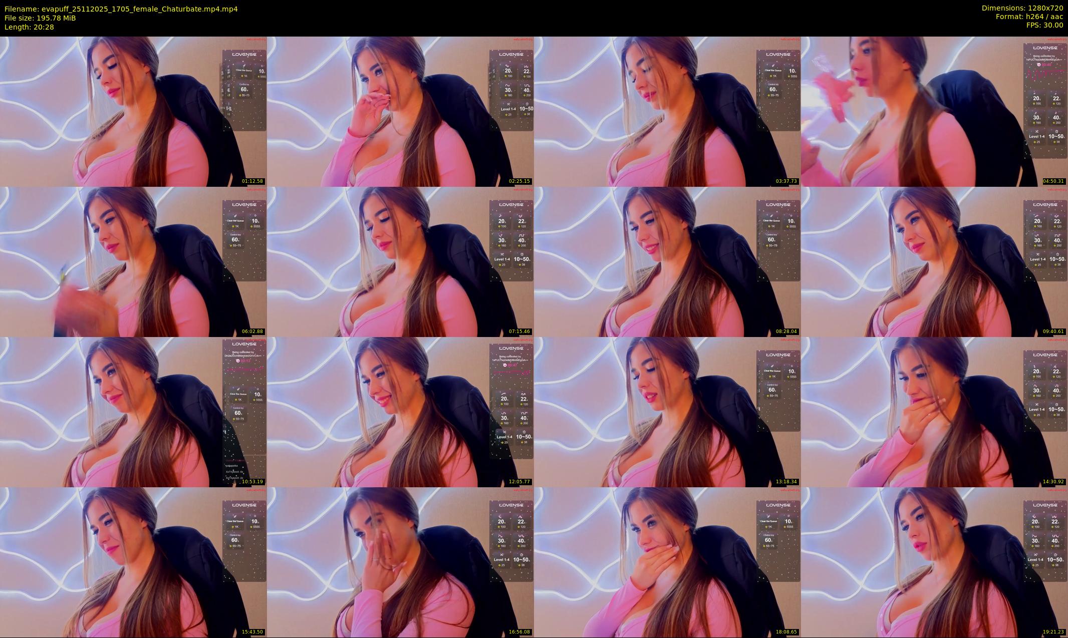 evapuff — 21 minute Chaturbate female cam show recording, 720p, Nov 25, 2025