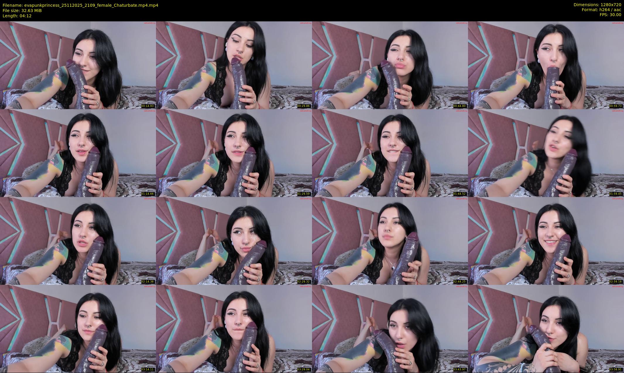 evapunkprincess — 5 minute Chaturbate female cam show recording, 720p, Nov 25, 2025