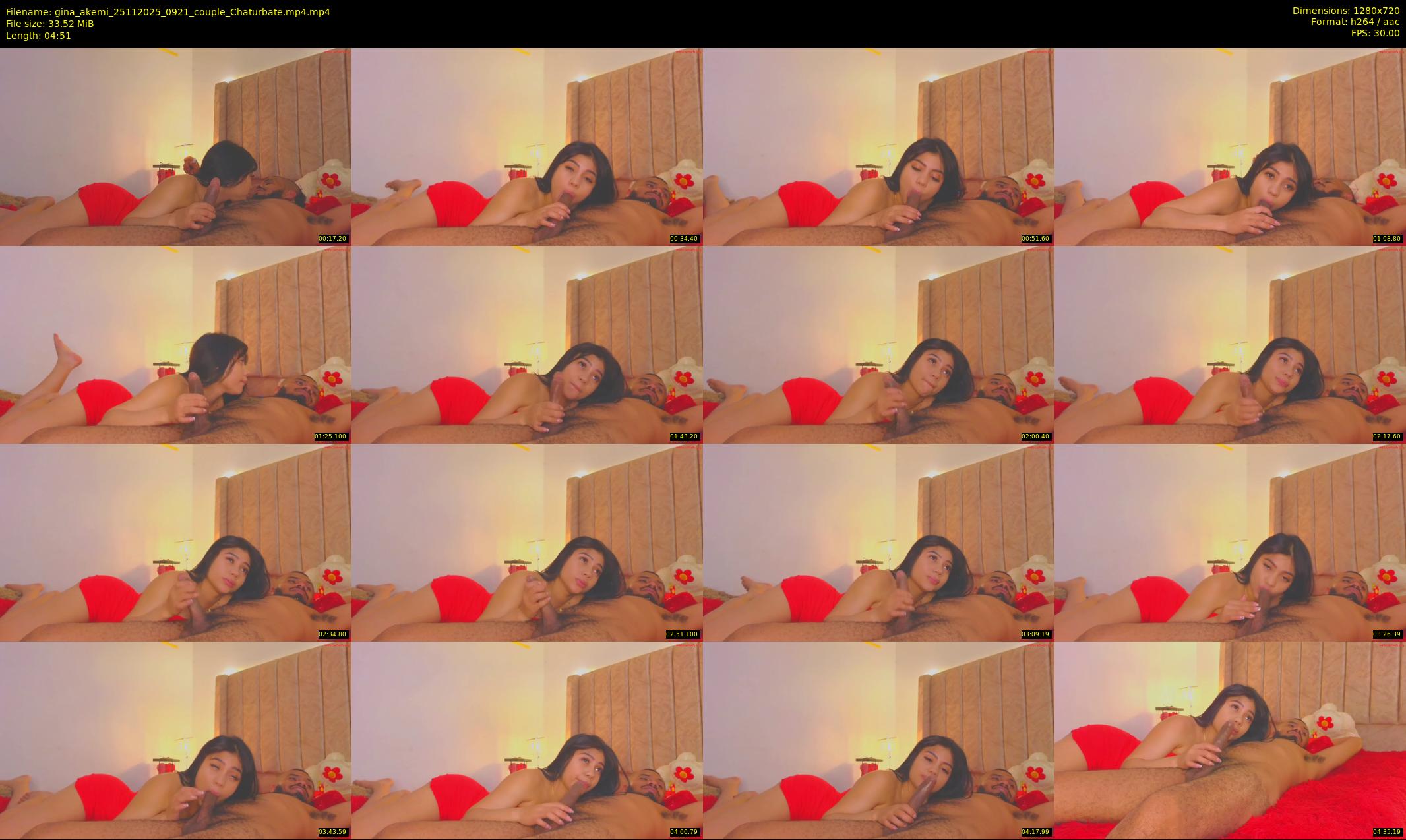 gina_akemi — 5 minute Chaturbate couple cam show recording, 720p, Nov 25, 2025
