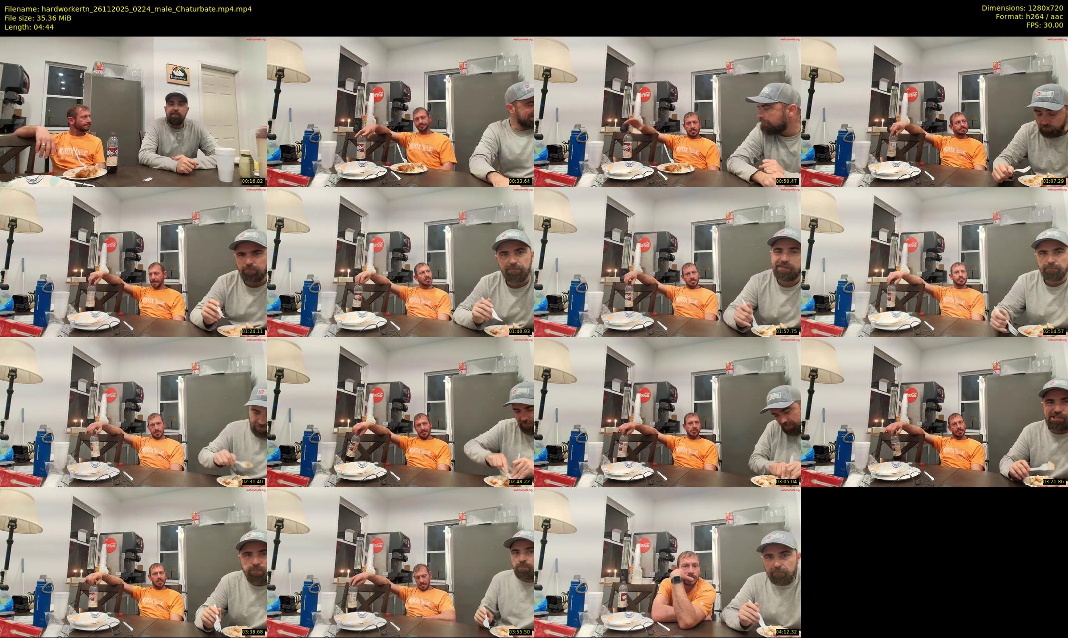 hardworkertn — 5 minute Chaturbate male cam show recording, 720p, Nov 26, 2025