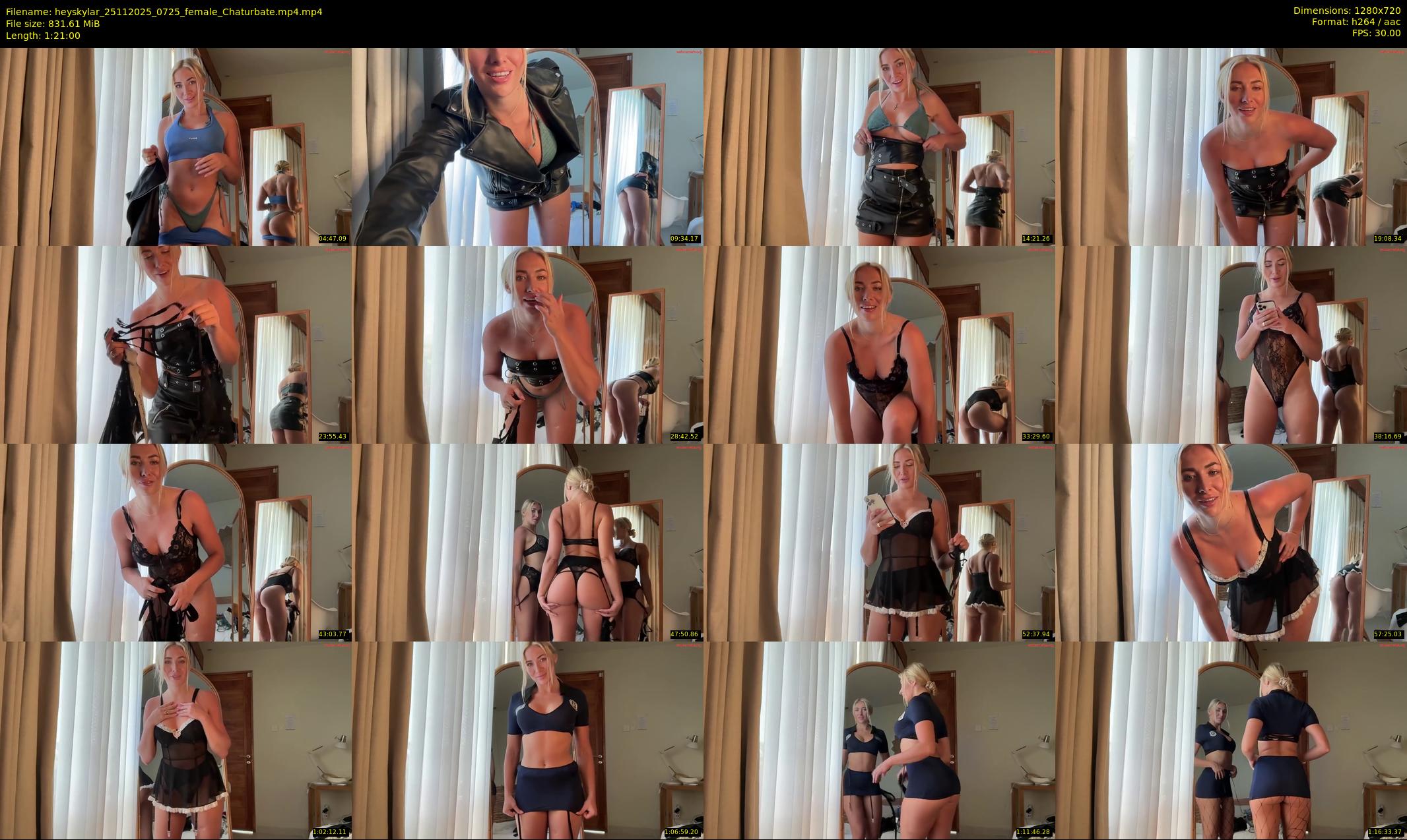 heyskylar — 81 minute Chaturbate female cam show recording, 720p, Nov 25, 2025