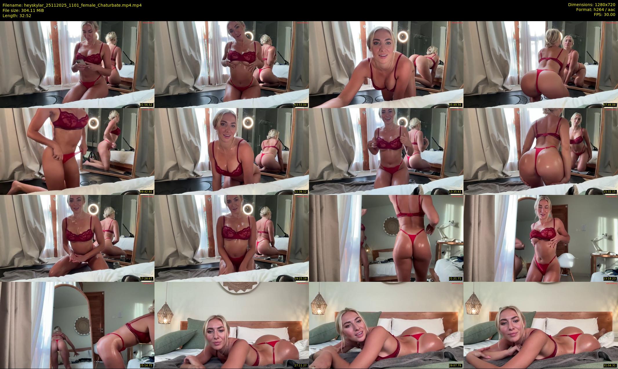 heyskylar — 33 minute Chaturbate female cam show recording, 720p, Nov 25, 2025