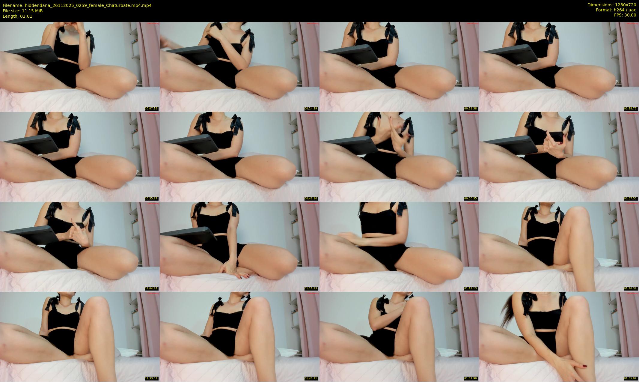 hiddendana — 3 minute Chaturbate female cam show recording, 720p, Nov 26, 2025