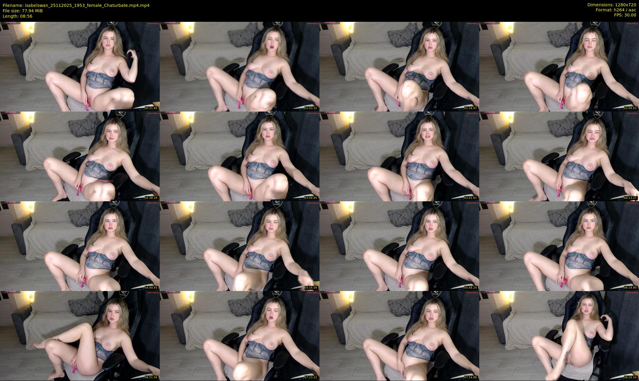 isabelswan — 9 minute Chaturbate female cam show recording, 720p, Nov 25, 2025
