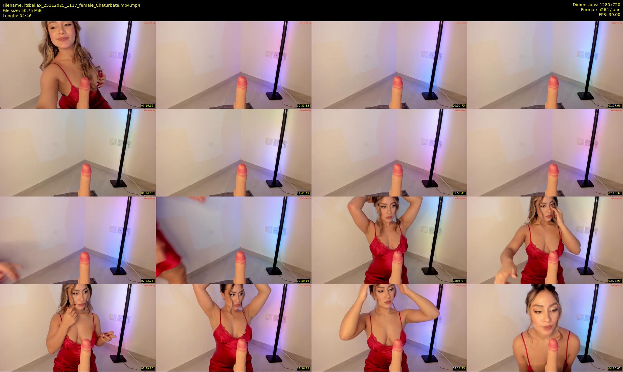 itsbellax — 5 minute Chaturbate female cam show recording, 720p, Nov 25, 2025