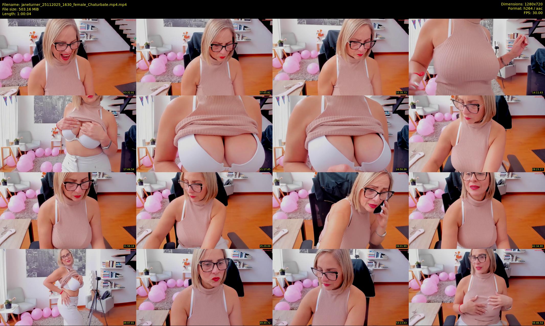 janeturner — 61 minute Chaturbate female cam show recording, 720p, Nov 25, 2025