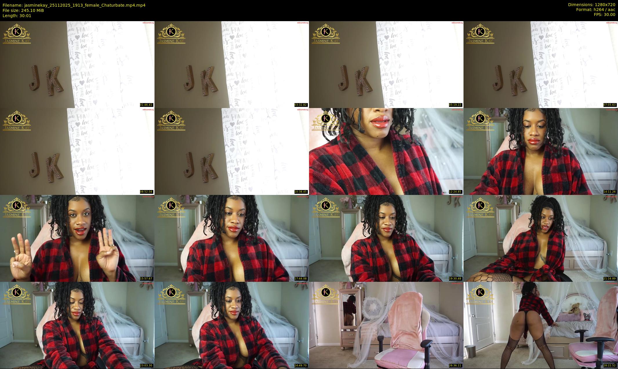 jasminekay — 31 minute Chaturbate female cam show recording, 720p, Nov 25, 2025