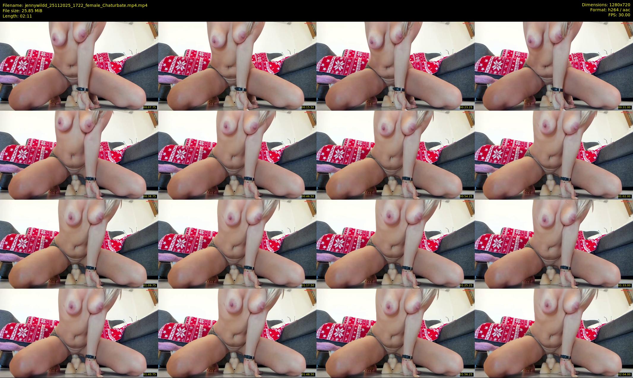 jennywildd — 3 minute Chaturbate female cam show recording, 720p, Nov 25, 2025