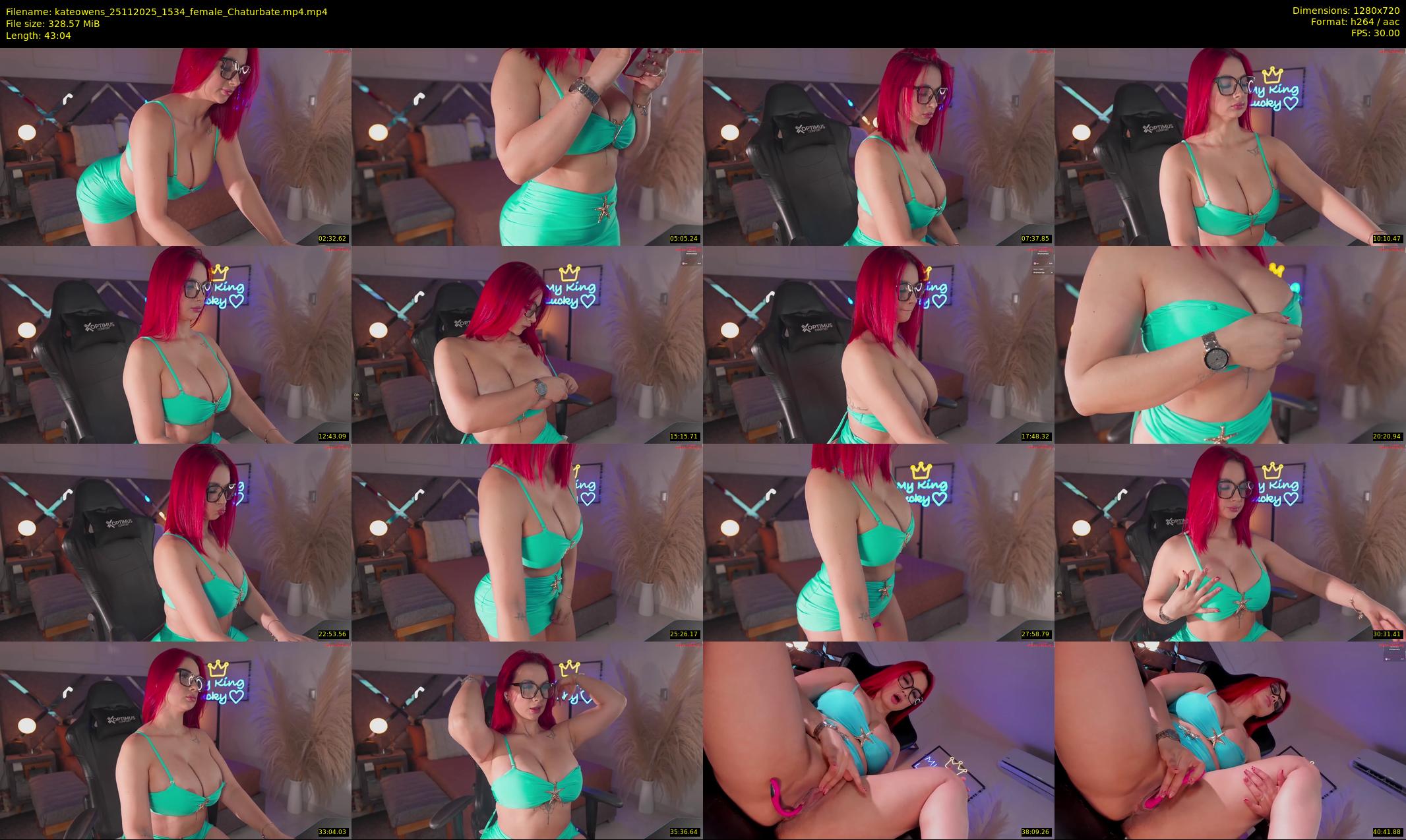 kateowens — 44 minute Chaturbate female cam show recording, 720p, Nov 25, 2025
