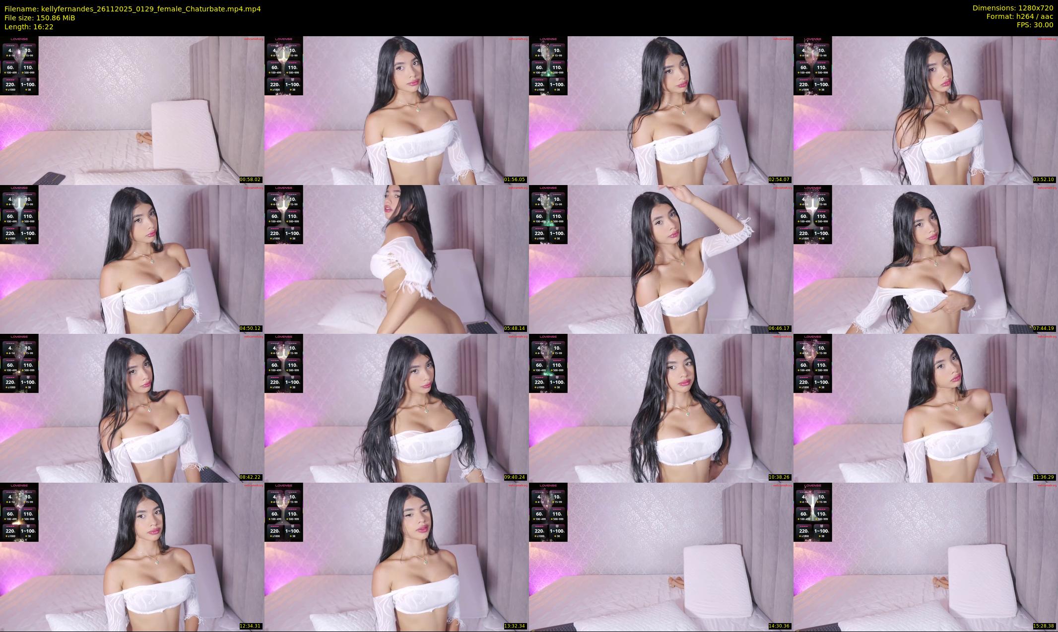 kellyfernandes — 17 minute Chaturbate female cam show recording, 720p, Nov 26, 2025