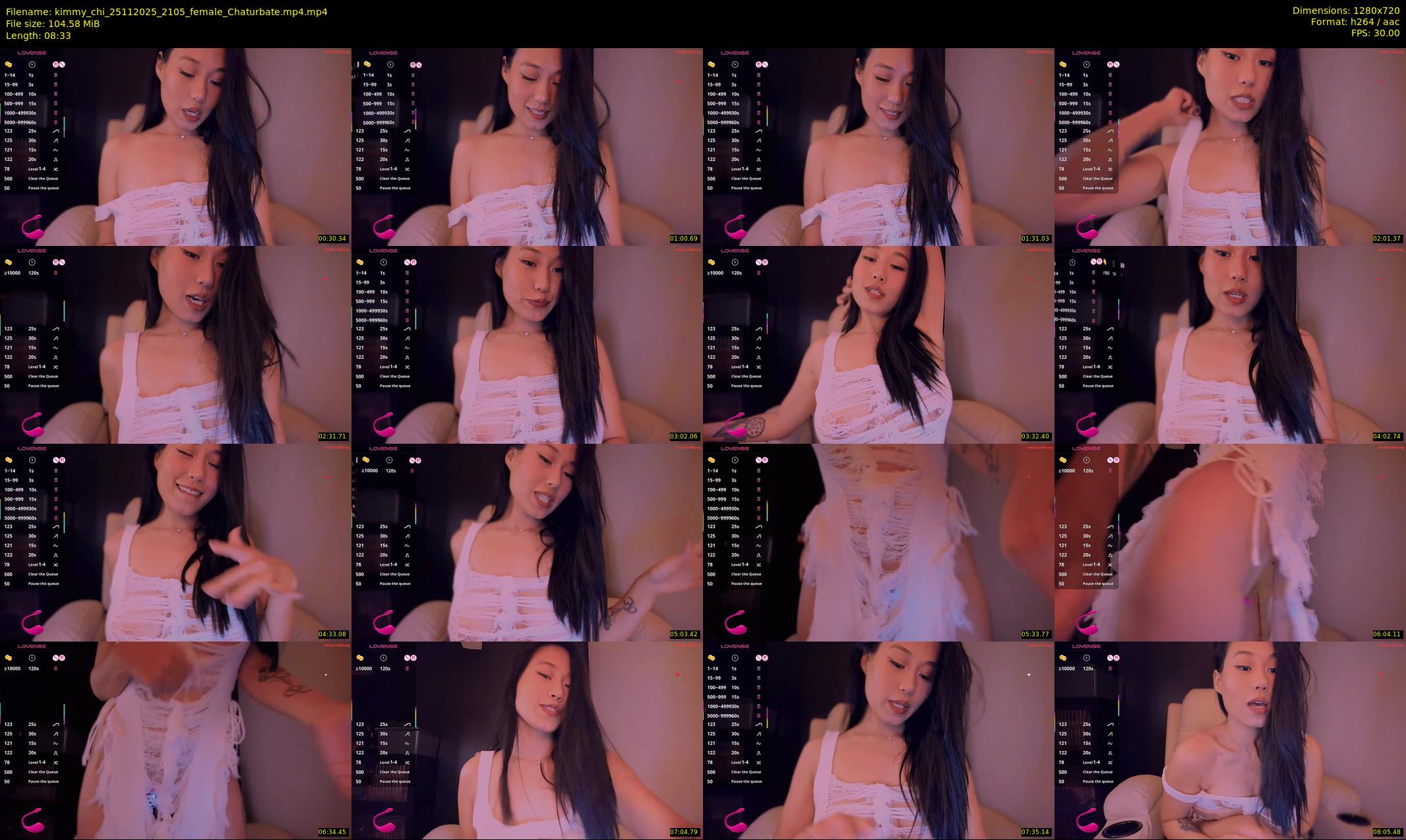 kimmy_chi — 9 minute Chaturbate female cam show recording, 720p, Nov 25, 2025