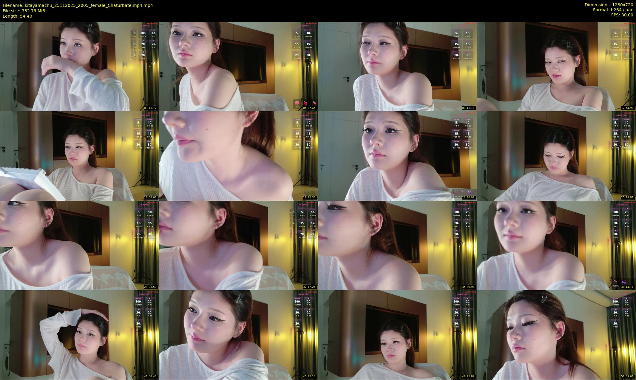 kitayamachu — 55 minute Chaturbate female cam show recording, 720p, Nov 25, 2025