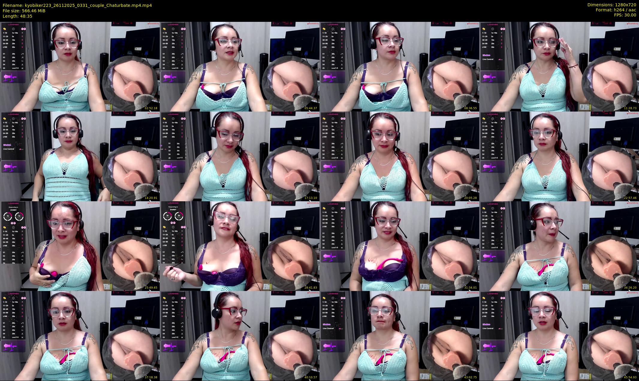 kyobiker223 — 49 minute Chaturbate couple cam show recording, 720p, Nov 26, 2025