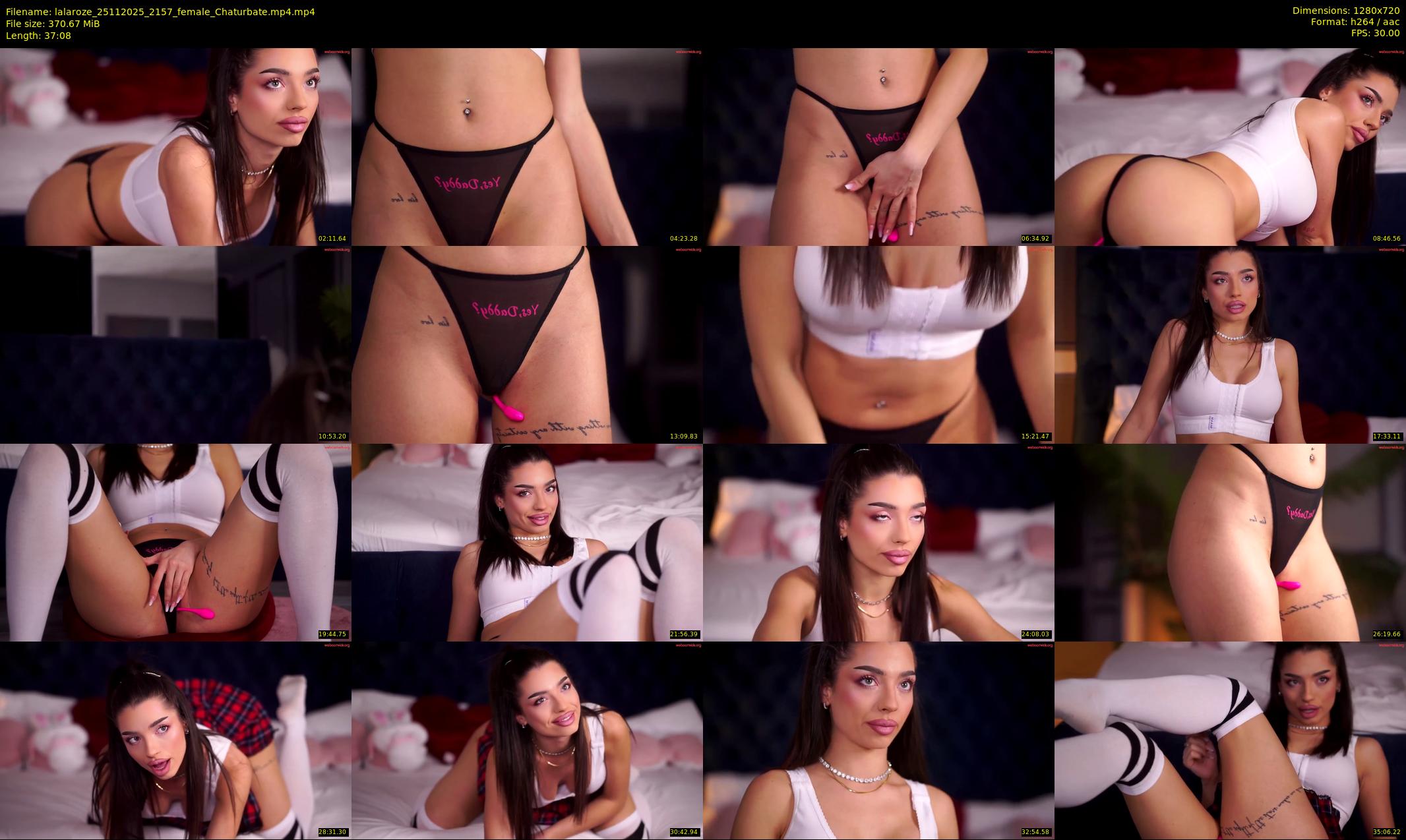 lalaroze — 38 minute Chaturbate female cam show recording, 720p, Nov 25, 2025