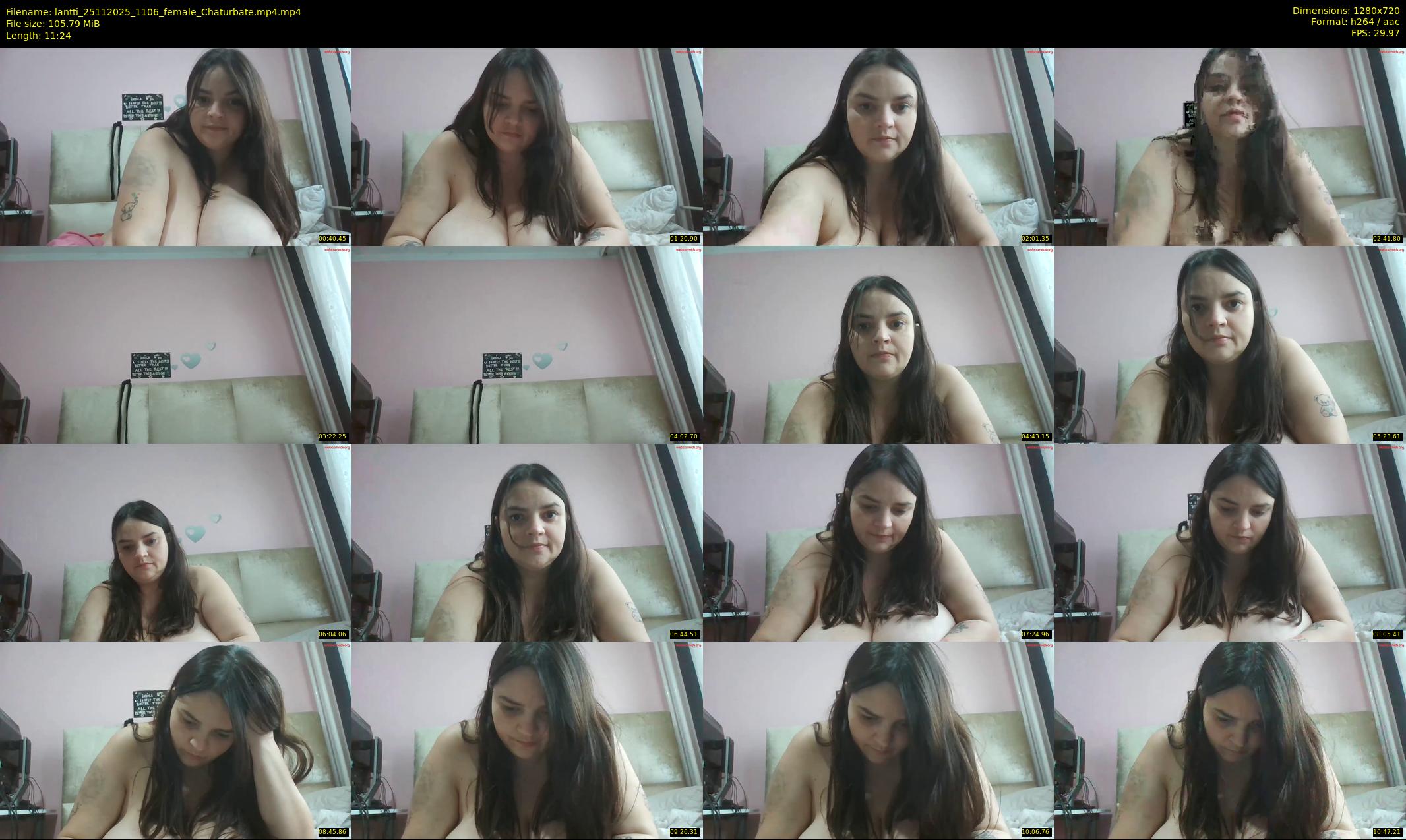 lantti — 12 minute Chaturbate female cam show recording, 720p, Nov 25, 2025