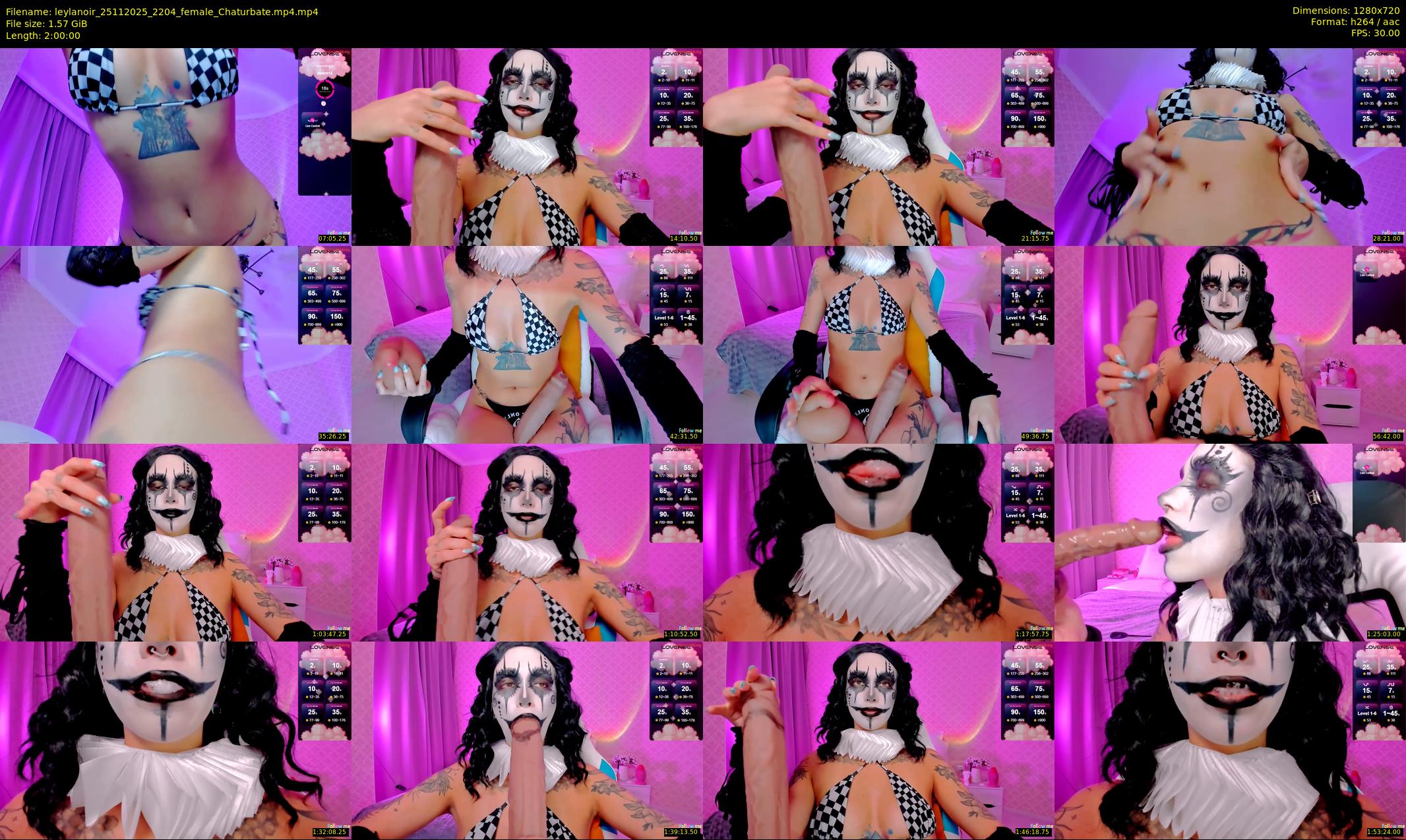 leylanoir — 120 minute Chaturbate female cam show recording, 720p, Nov 25, 2025