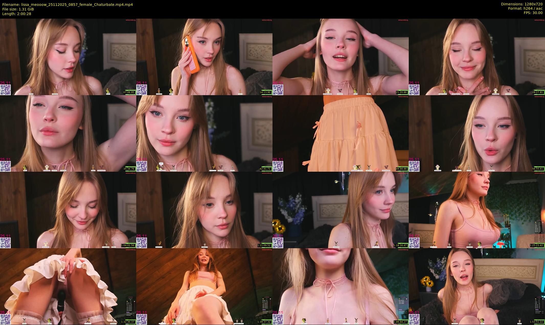 lissa_meooow — 121 minute Chaturbate female cam show recording, 720p, Nov 25, 2025