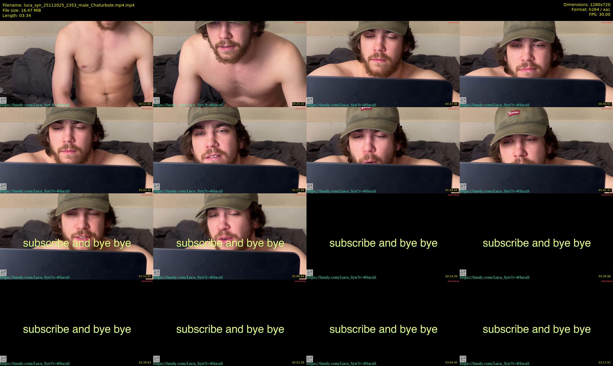 luca_syn — 4 minute Chaturbate male cam show recording, 720p, Nov 25, 2025