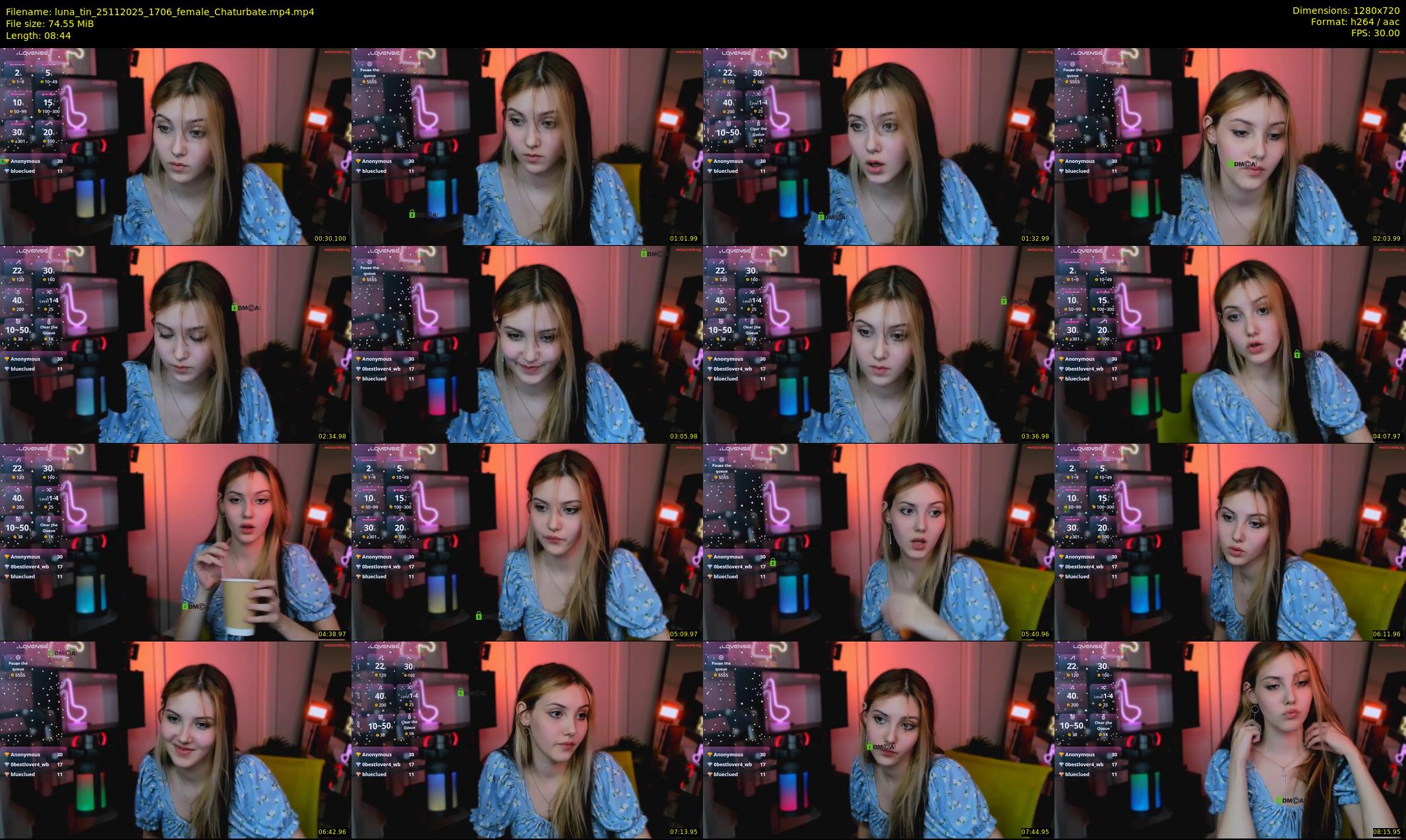 luna_tin — 9 minute Chaturbate couple cam show recording, 720p, Nov 25, 2025