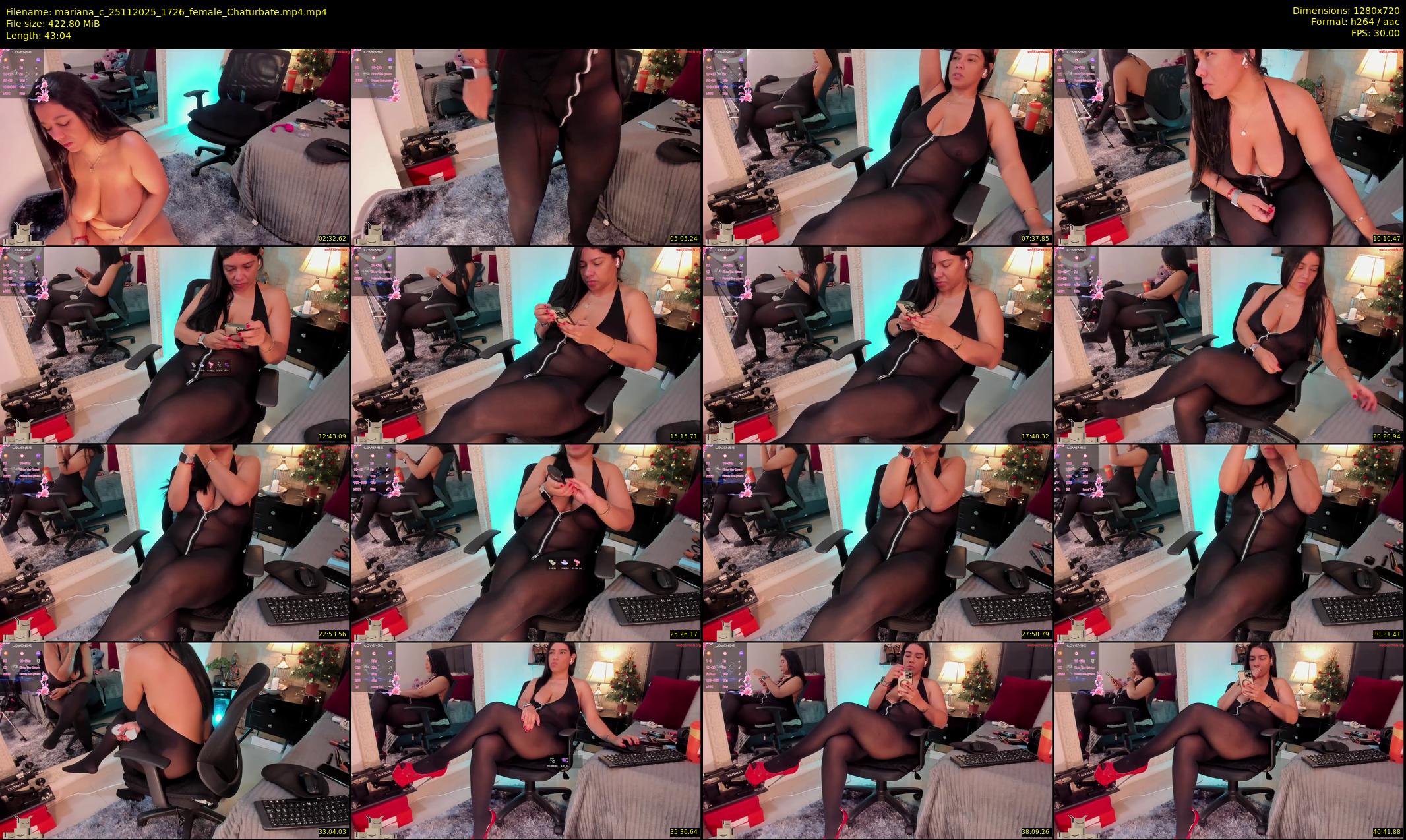 mariana_c — 44 minute Chaturbate female cam show recording, 720p, Nov 25, 2025
