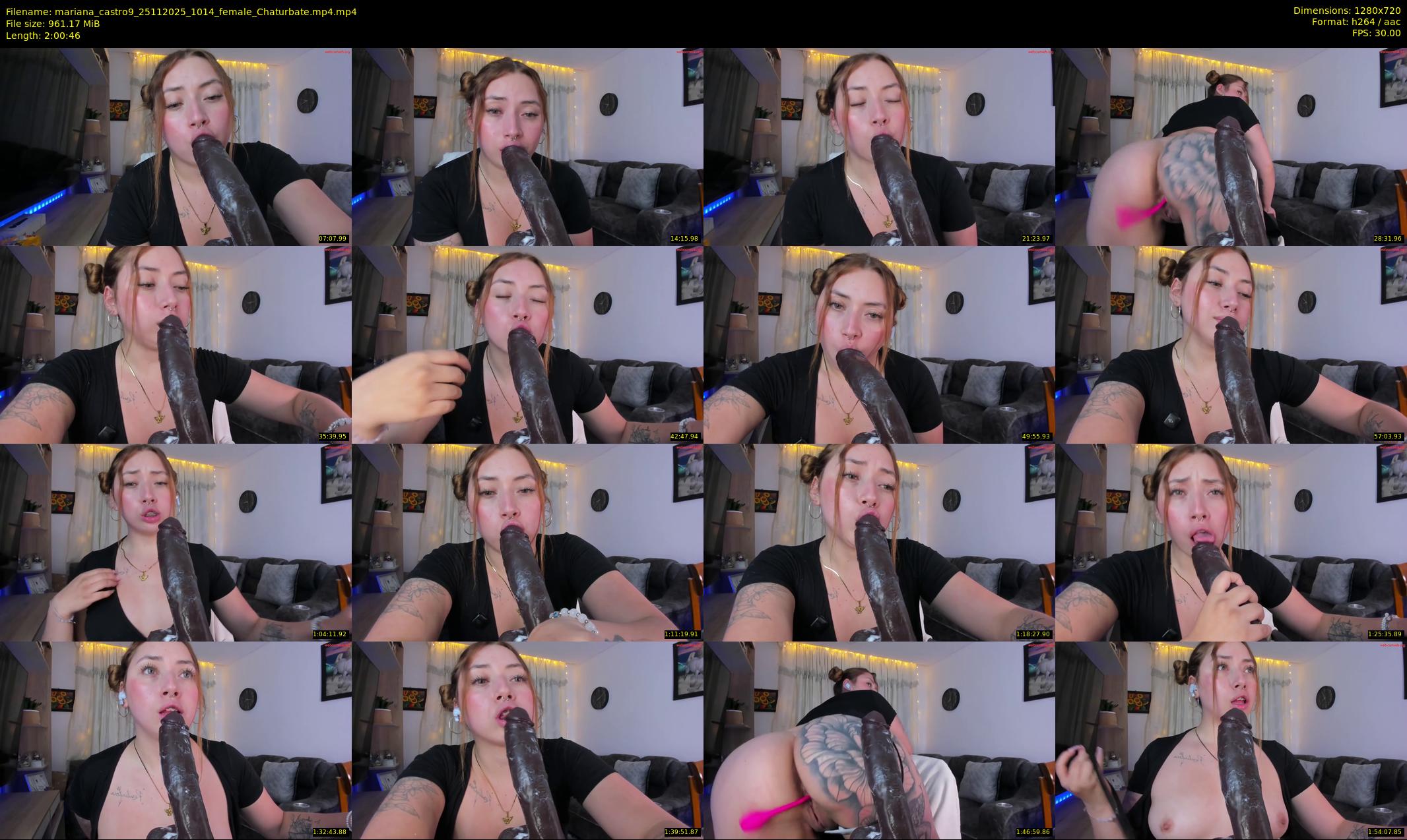 mariana_castro9 — 121 minute Chaturbate female cam show recording, 720p, Nov 25, 2025