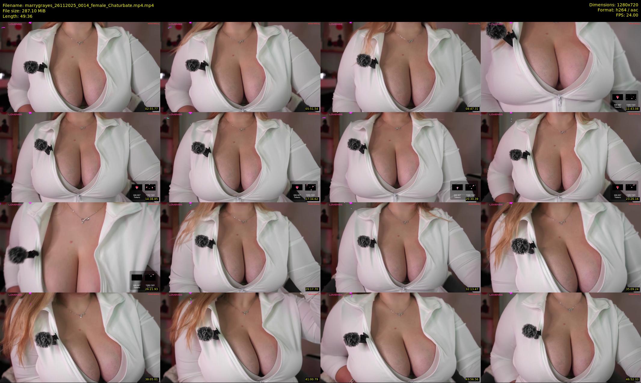 marrygrayes — 50 minute Chaturbate female cam show recording, 720p, Nov 26, 2025