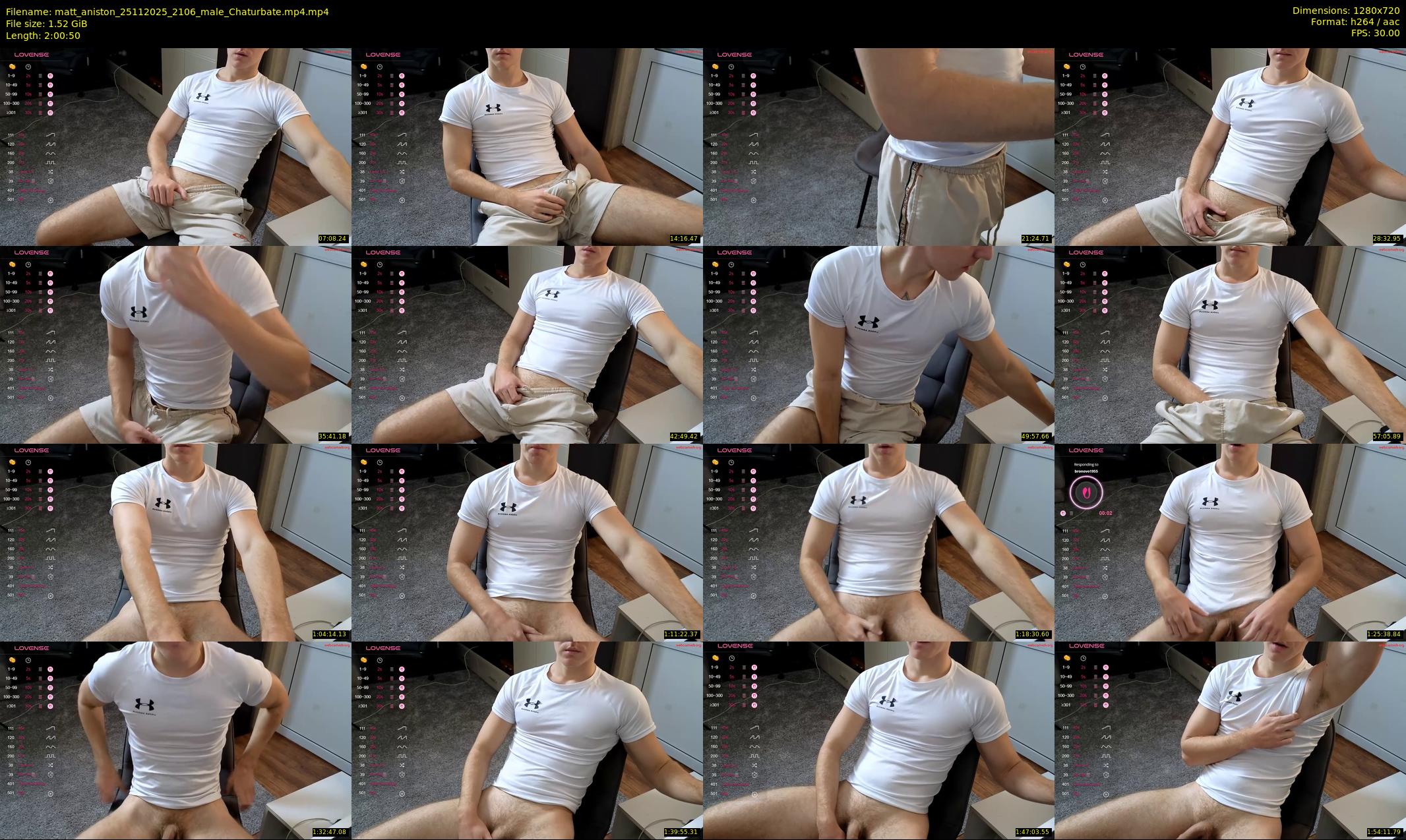 matt_aniston — 121 minute Chaturbate male cam show recording, 720p, Nov 25, 2025