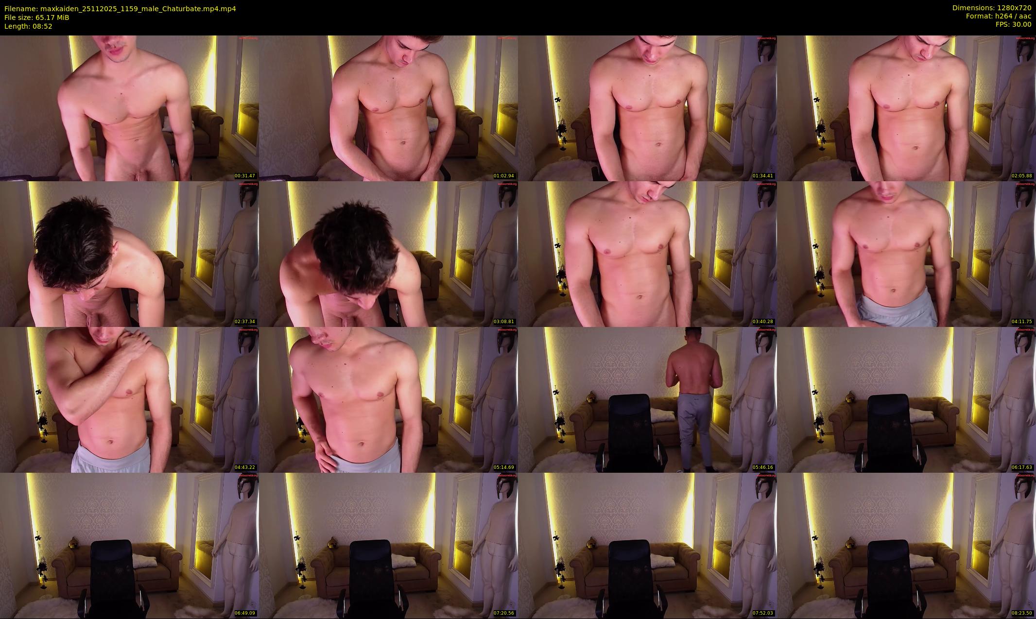 maxkaiden — 9 minute Chaturbate male cam show recording, 720p, Nov 25, 2025