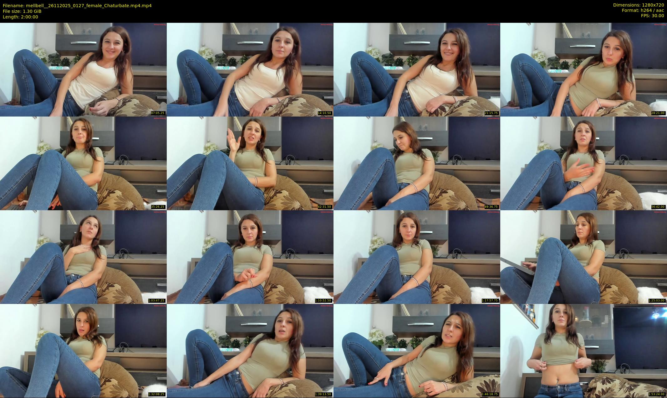 mellbell_ — 120 minute Chaturbate female cam show recording, 720p, Nov 26, 2025