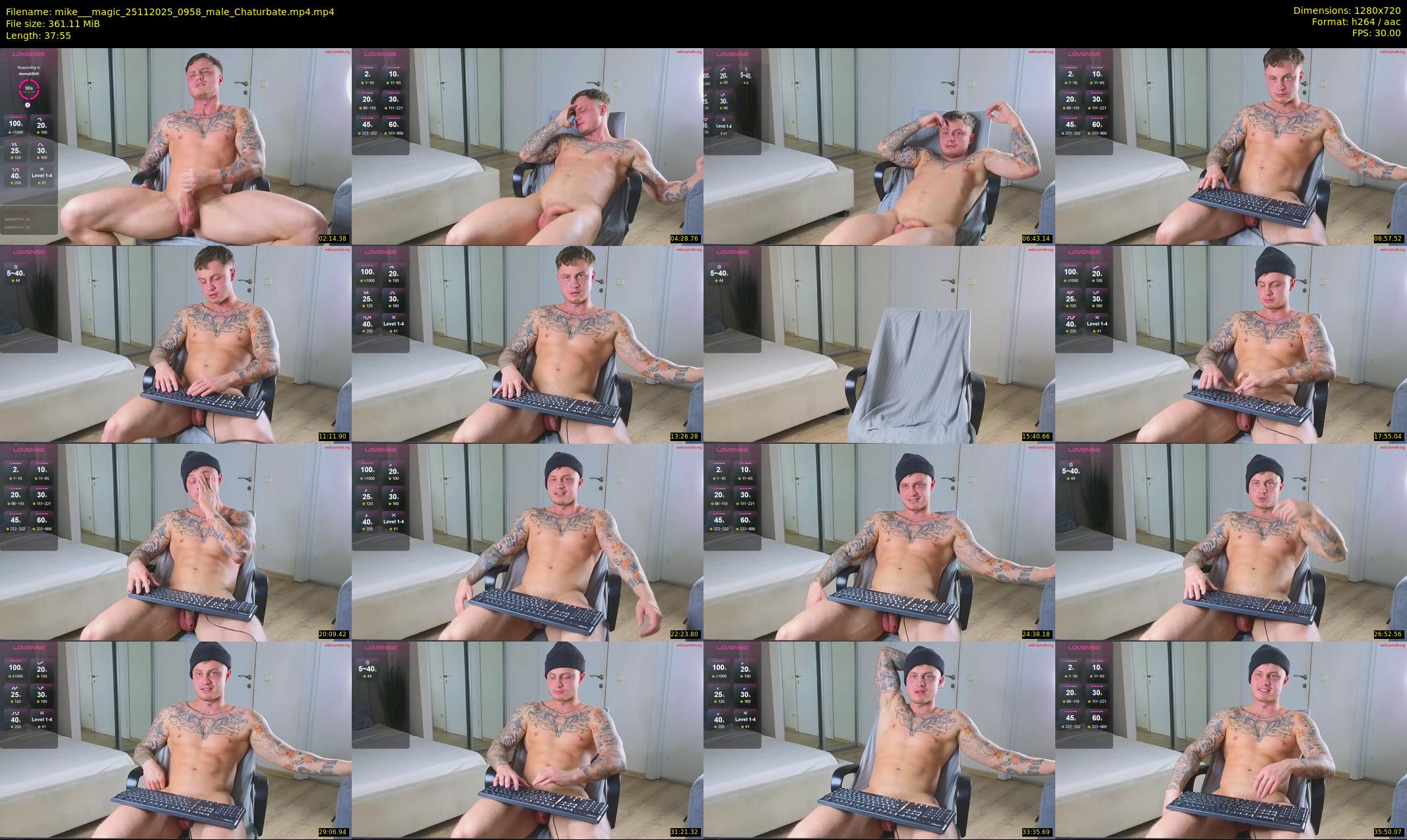 mike___magic — 38 minute Chaturbate male cam show recording, 720p, Nov 25, 2025