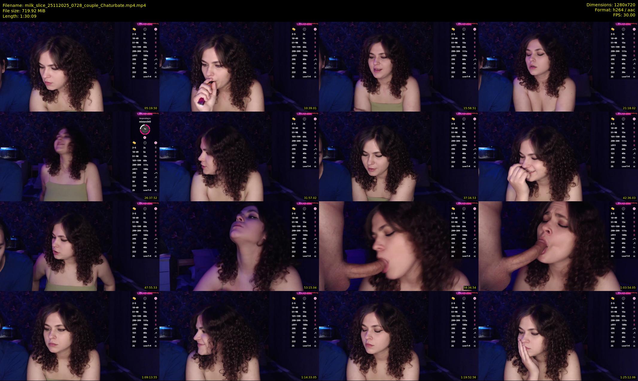 milk_slice — 91 minute Chaturbate couple cam show recording, 720p, Nov 25, 2025
