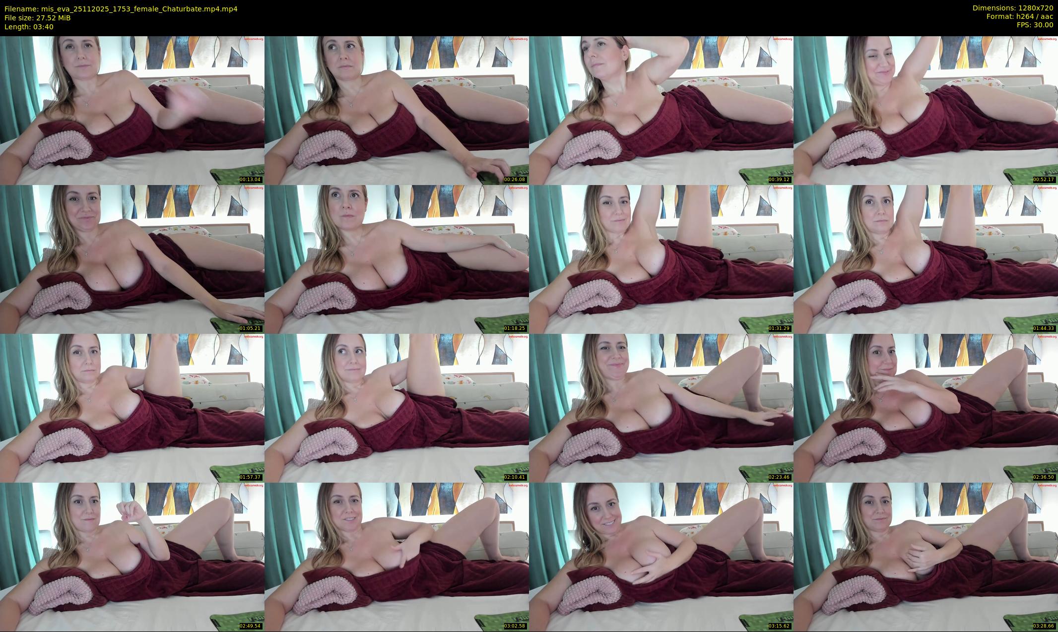 mis_eva — 4 minute Chaturbate female cam show recording, 720p, Nov 25, 2025
