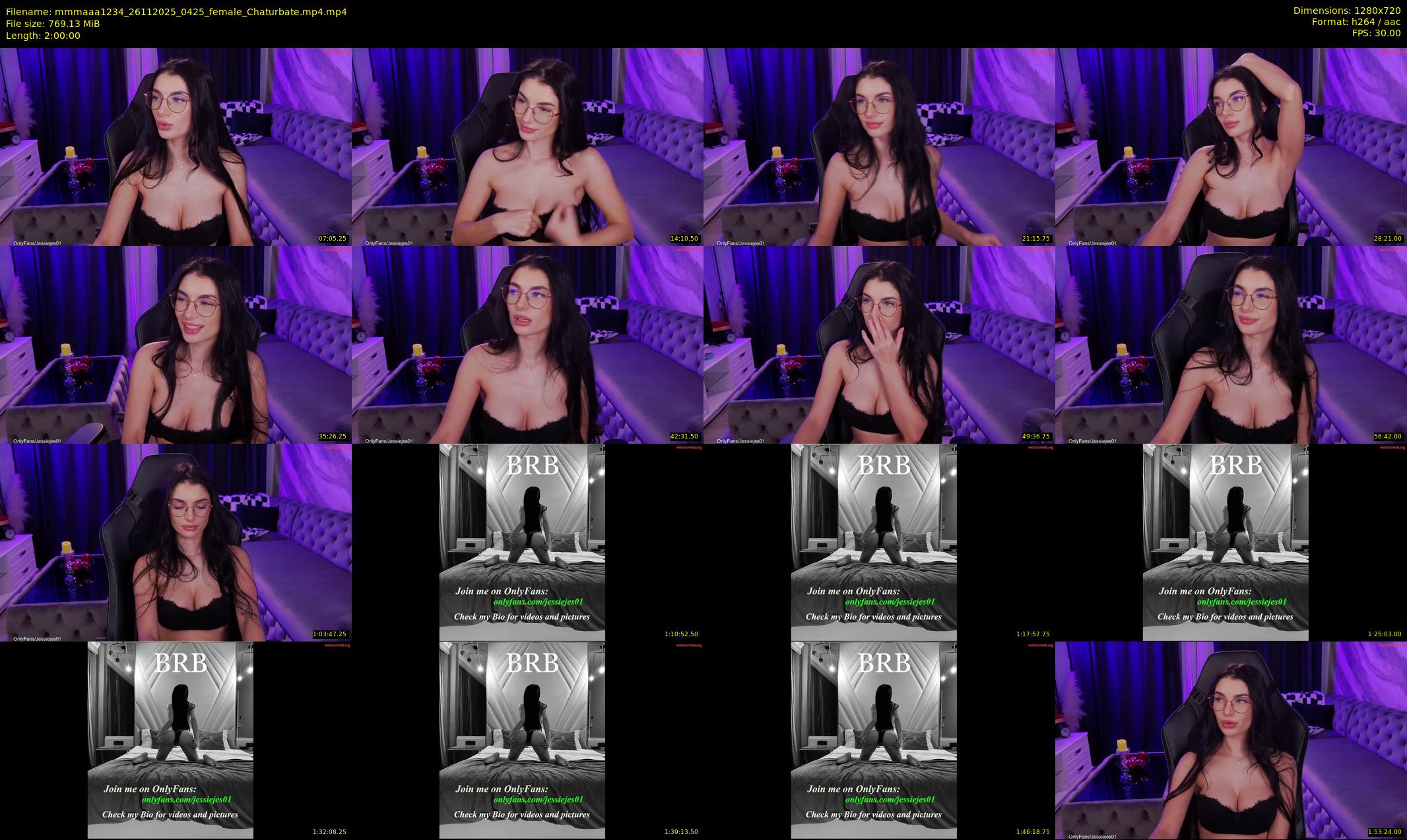 mmmaaa1234 — 120 minute Chaturbate female cam show recording, 720p, Nov 26, 2025
