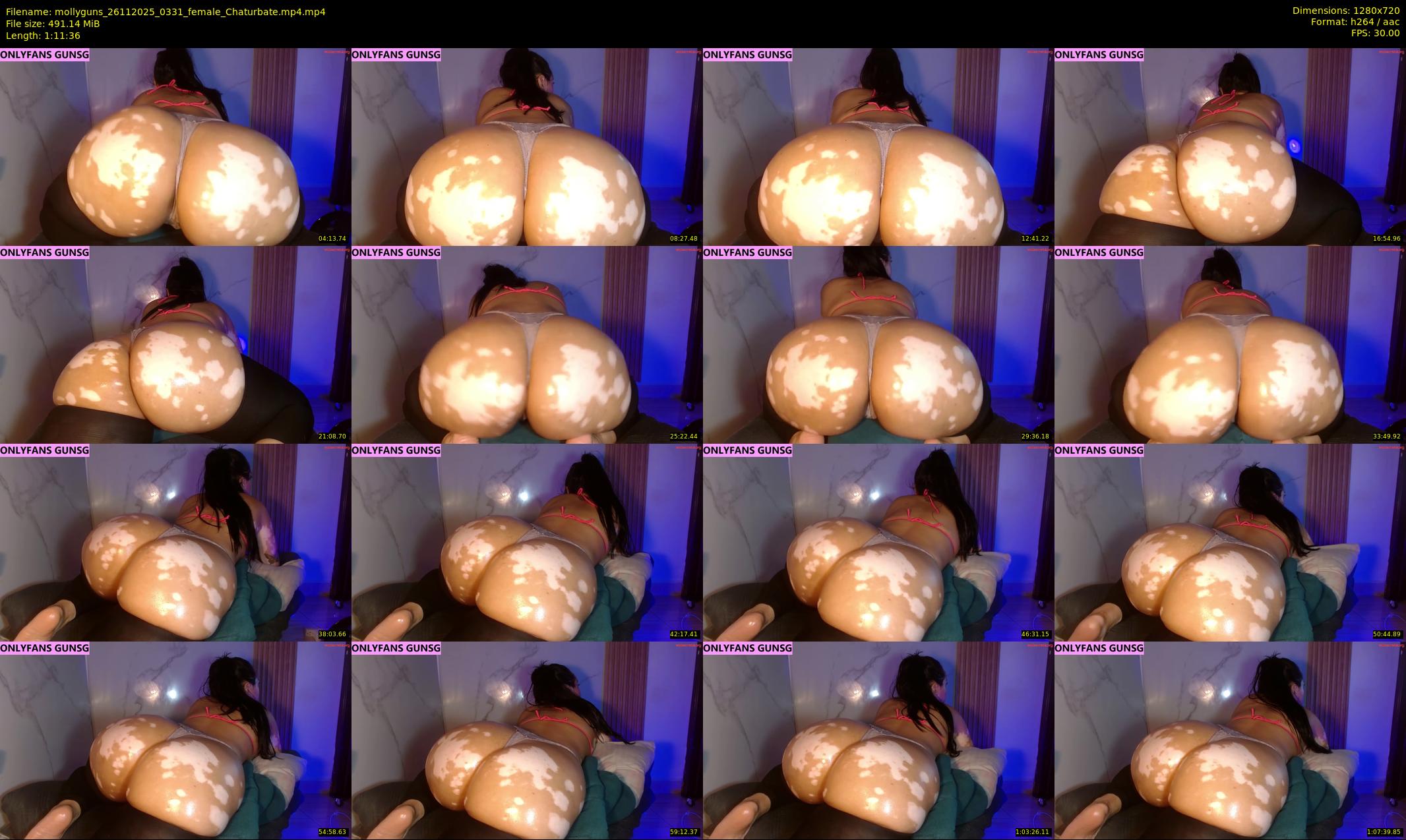 mollyguns — 72 minute Chaturbate female cam show recording, 720p, Nov 26, 2025