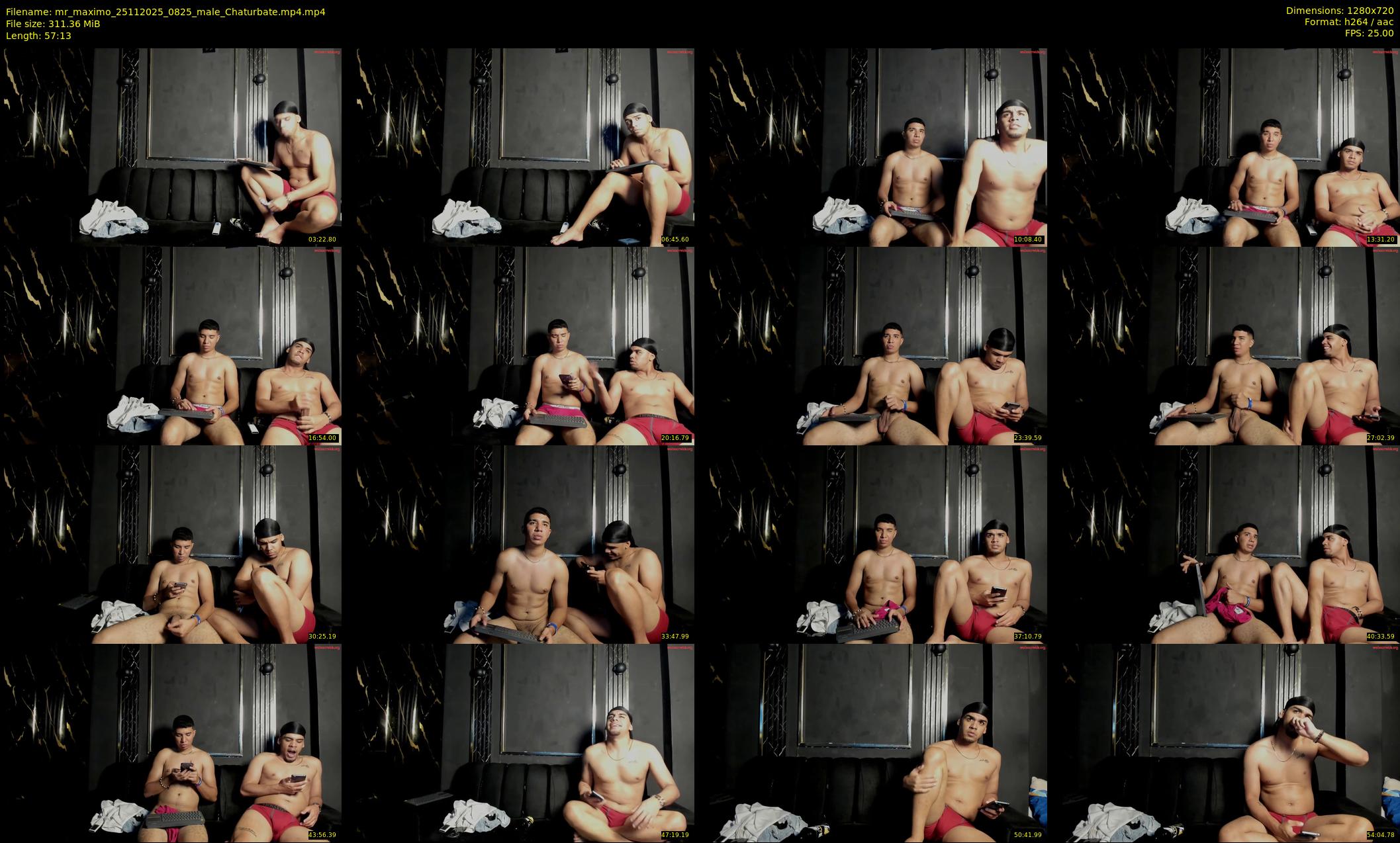 mr_maximo — 58 minute Chaturbate male cam show recording, 720p, Nov 25, 2025