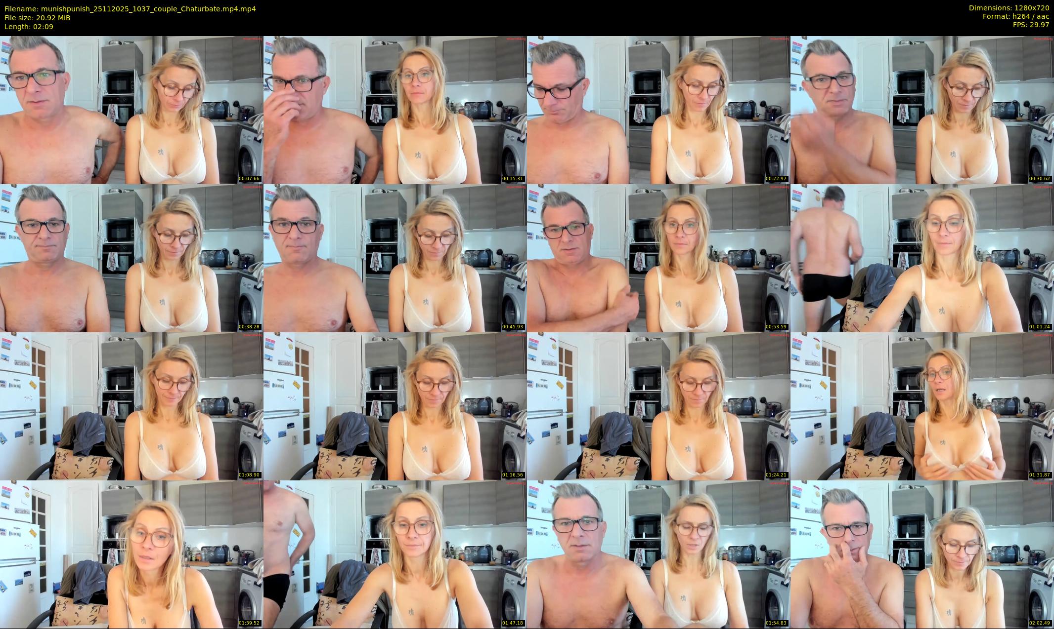 munishpunish — 3 minute Chaturbate couple cam show recording, 720p, Nov 25, 2025