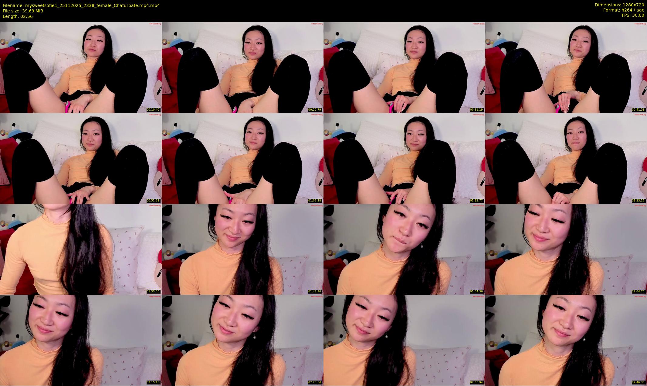 mysweetsofie1 — 3 minute Chaturbate female cam show recording, 720p, Nov 25, 2025